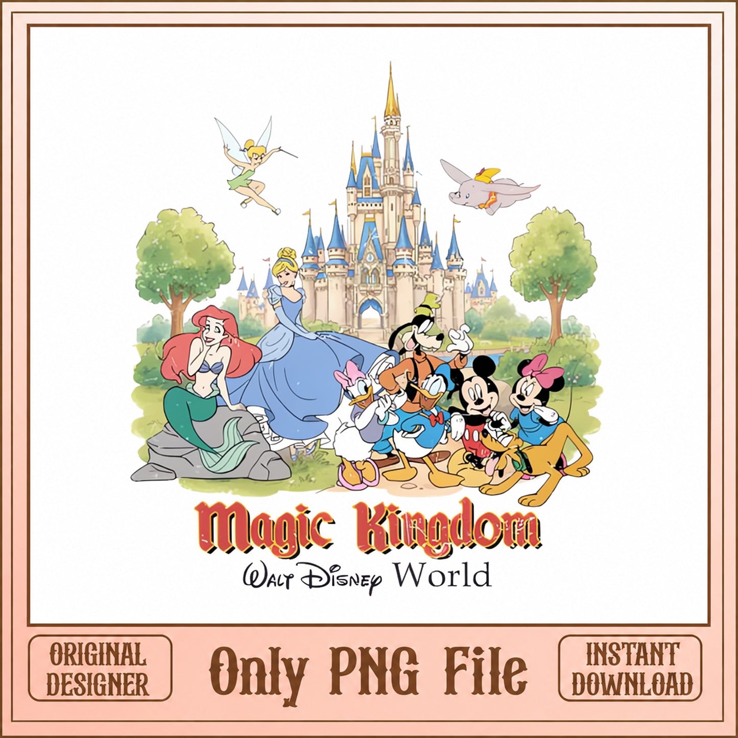 Disney Magic Kingdom Castle PNG, Mickey And Friends, Princess PNG