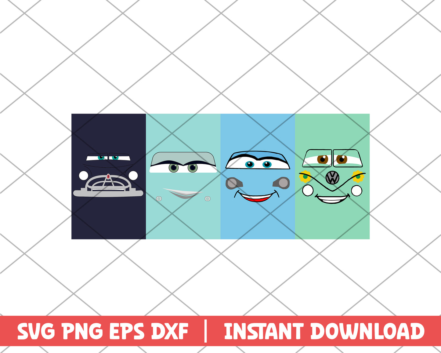 Disney cars characters disney svg