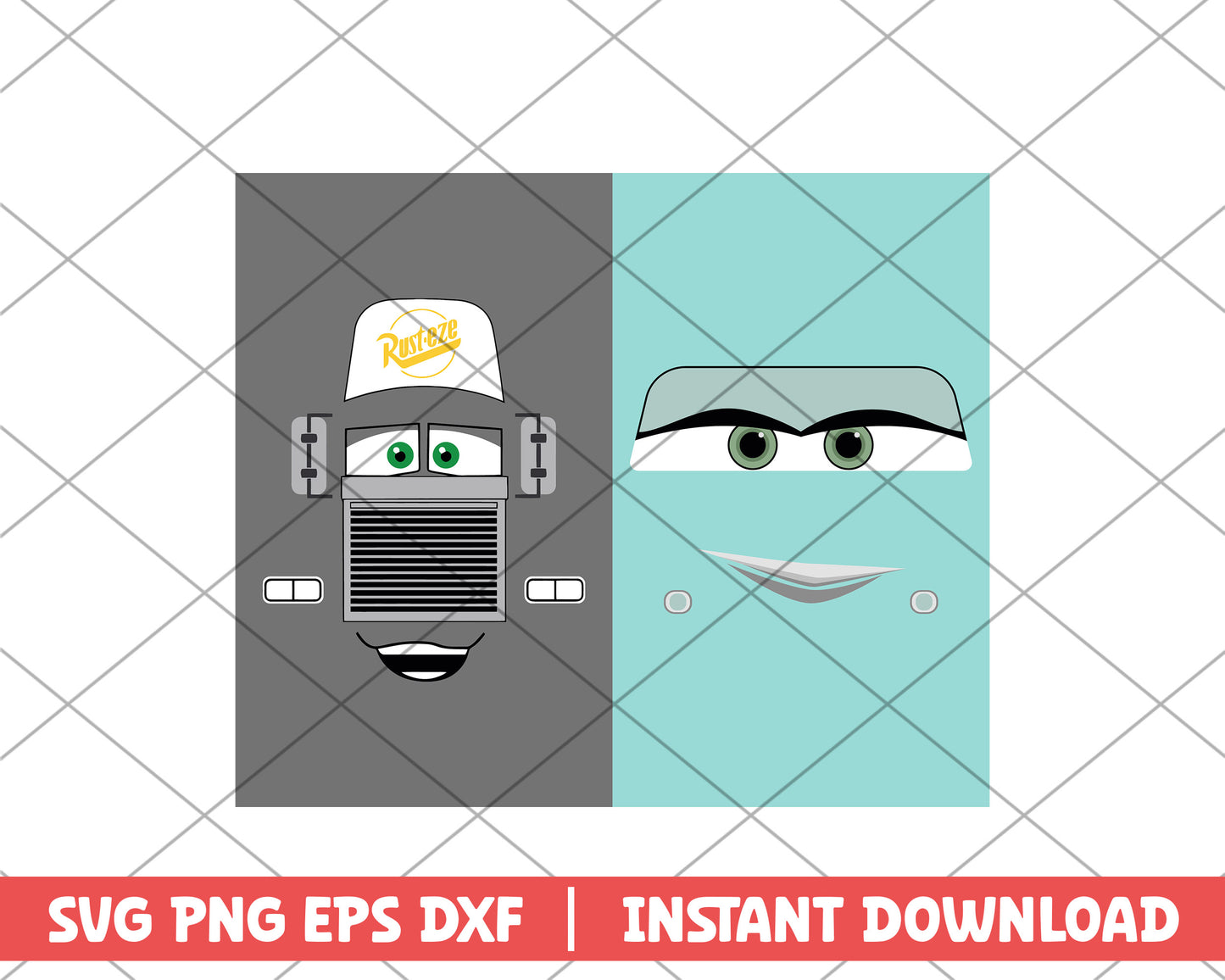 Disney cars flo disney svg