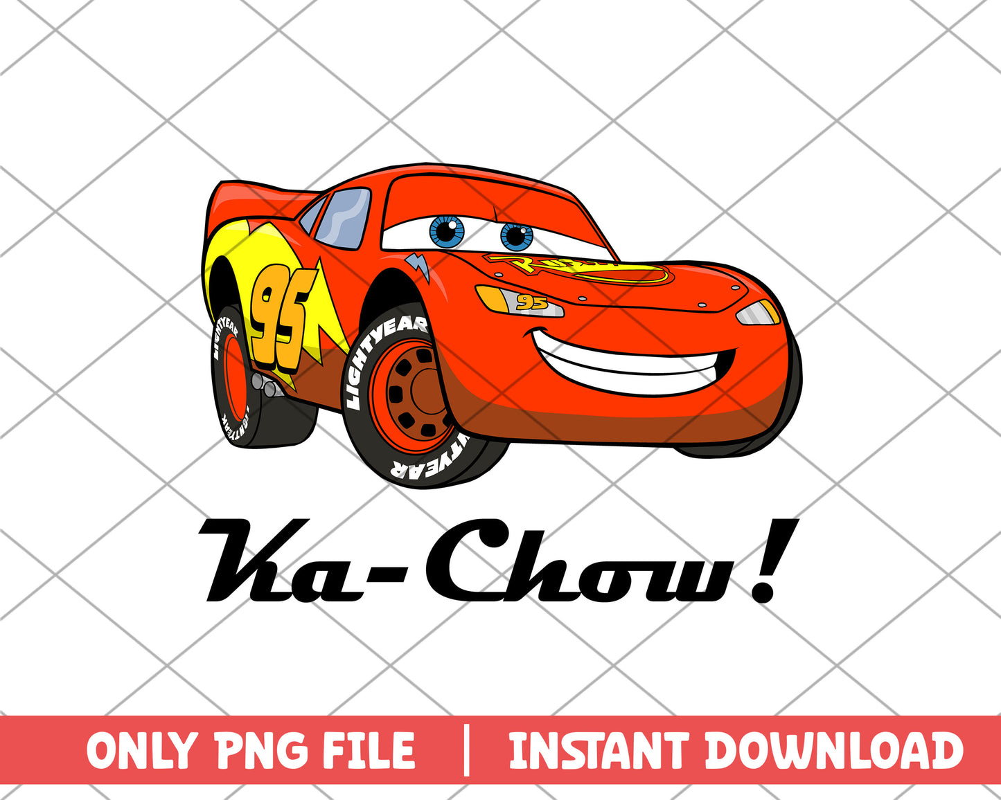 Disney cars kachow disney png