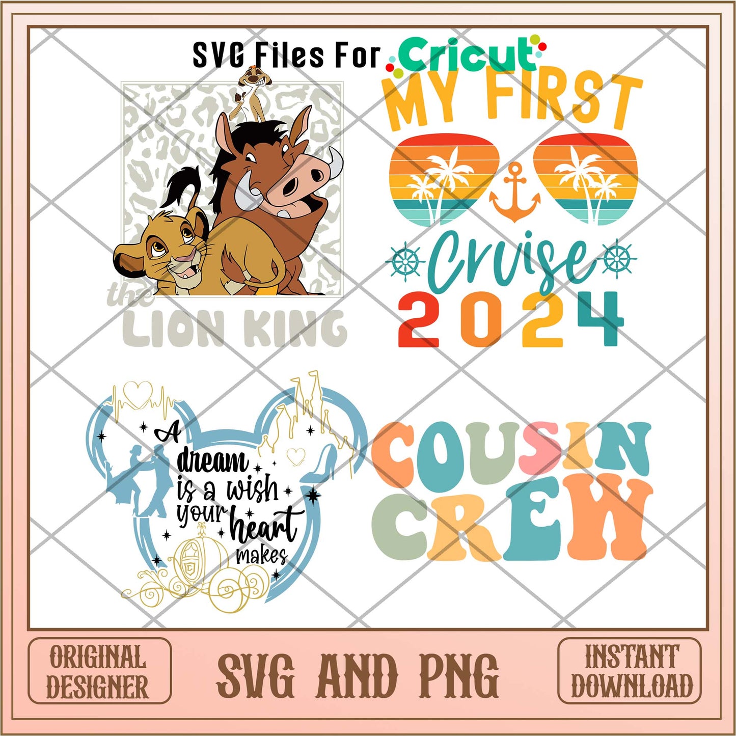 Disney cartoon characters 2024 svg bundle, Instant download