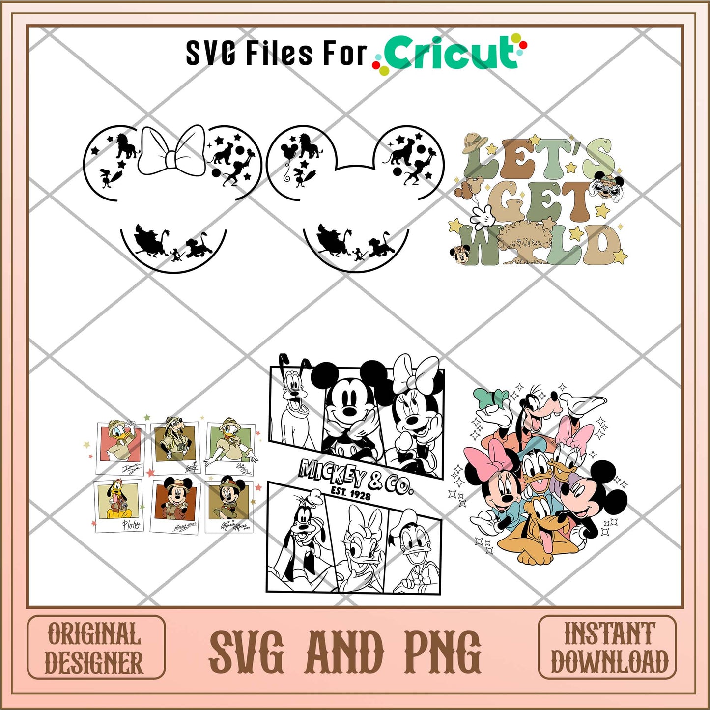 Disney and Mickey friends svg bundle