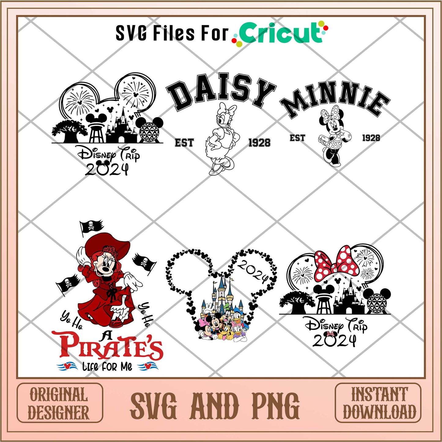 Disney Mickey friends logo svg bundle