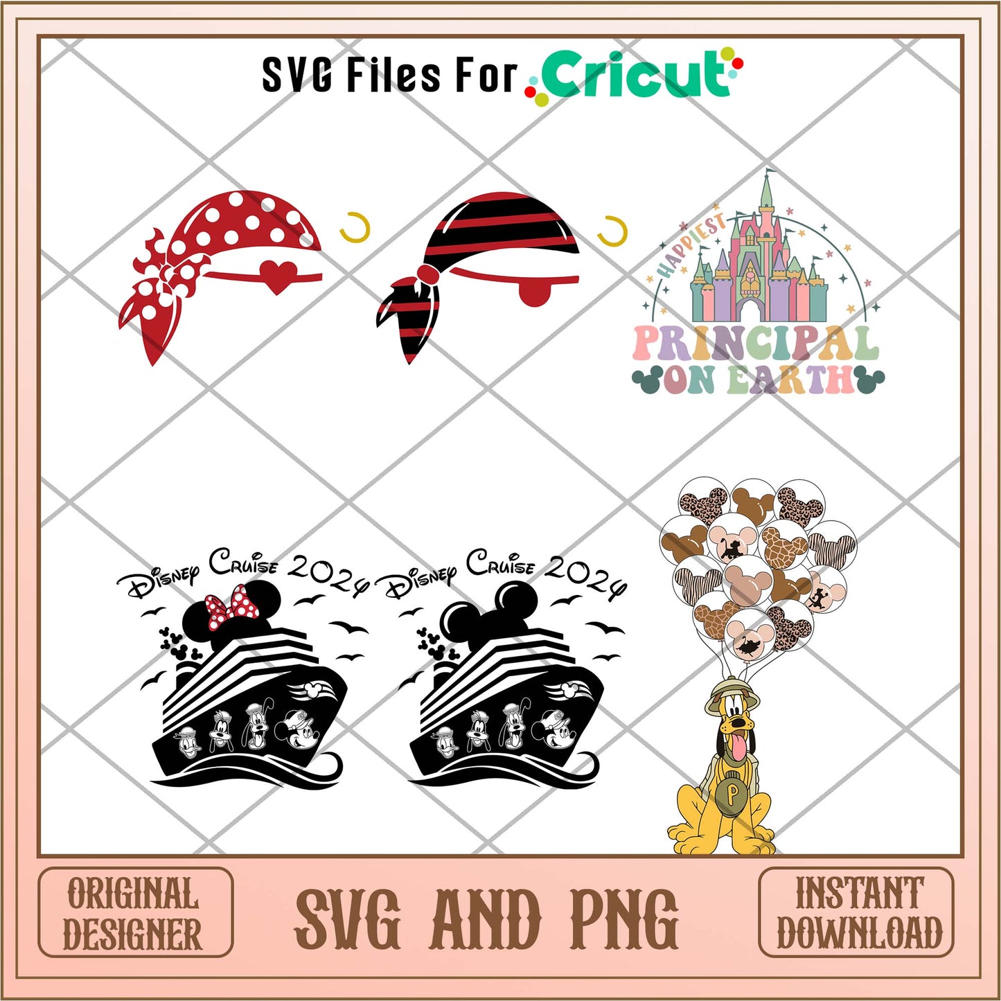 Disney cruise logo svg bundle