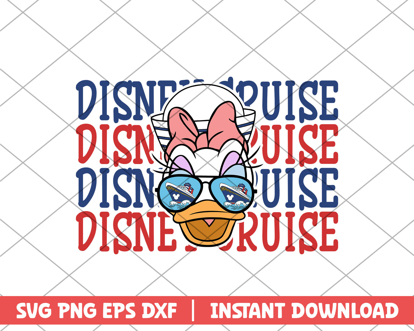 Disney cruise daisy duck disney svg