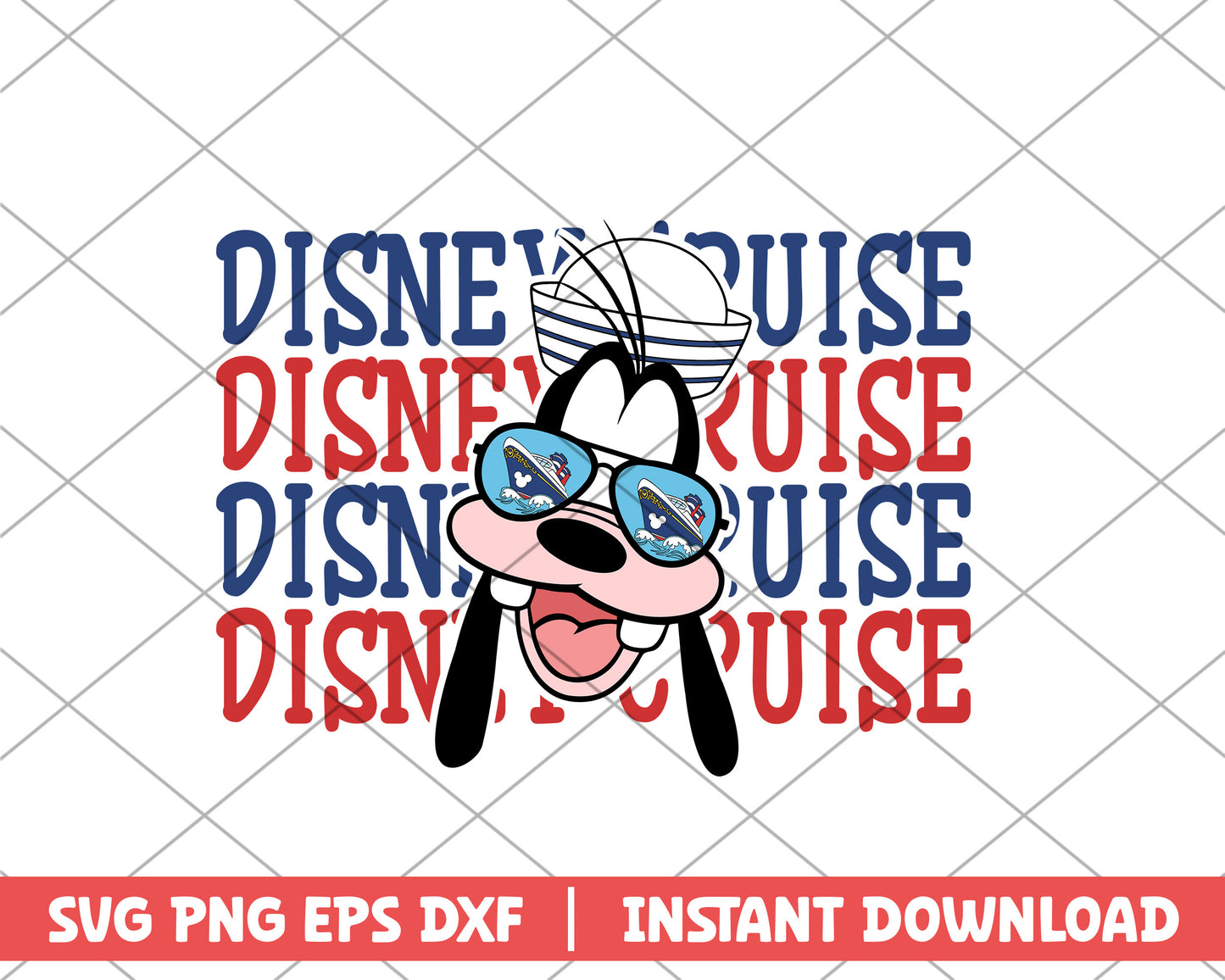 Disney cruise goofy dog disney svg