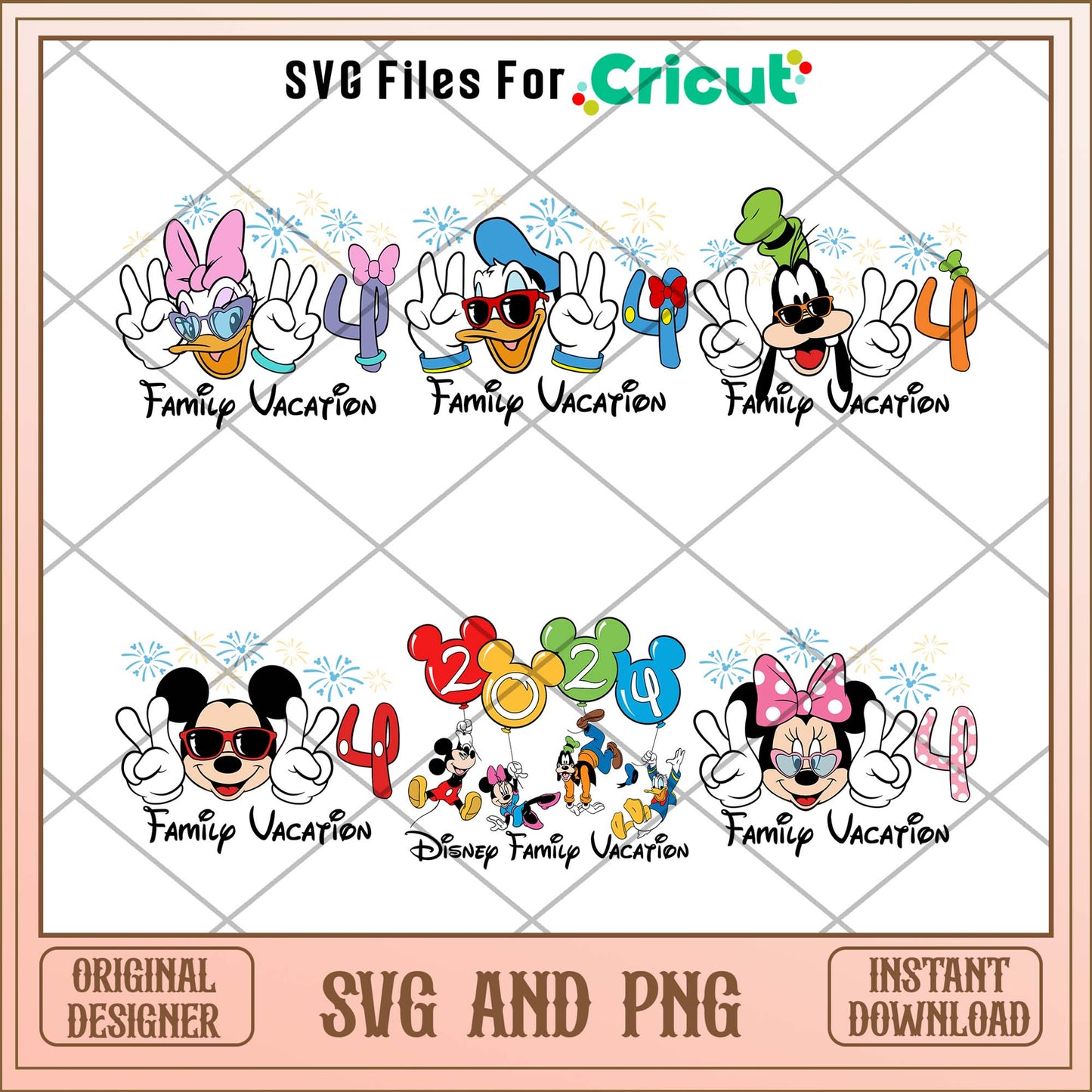 Disney family vacation 2024 svg bundle