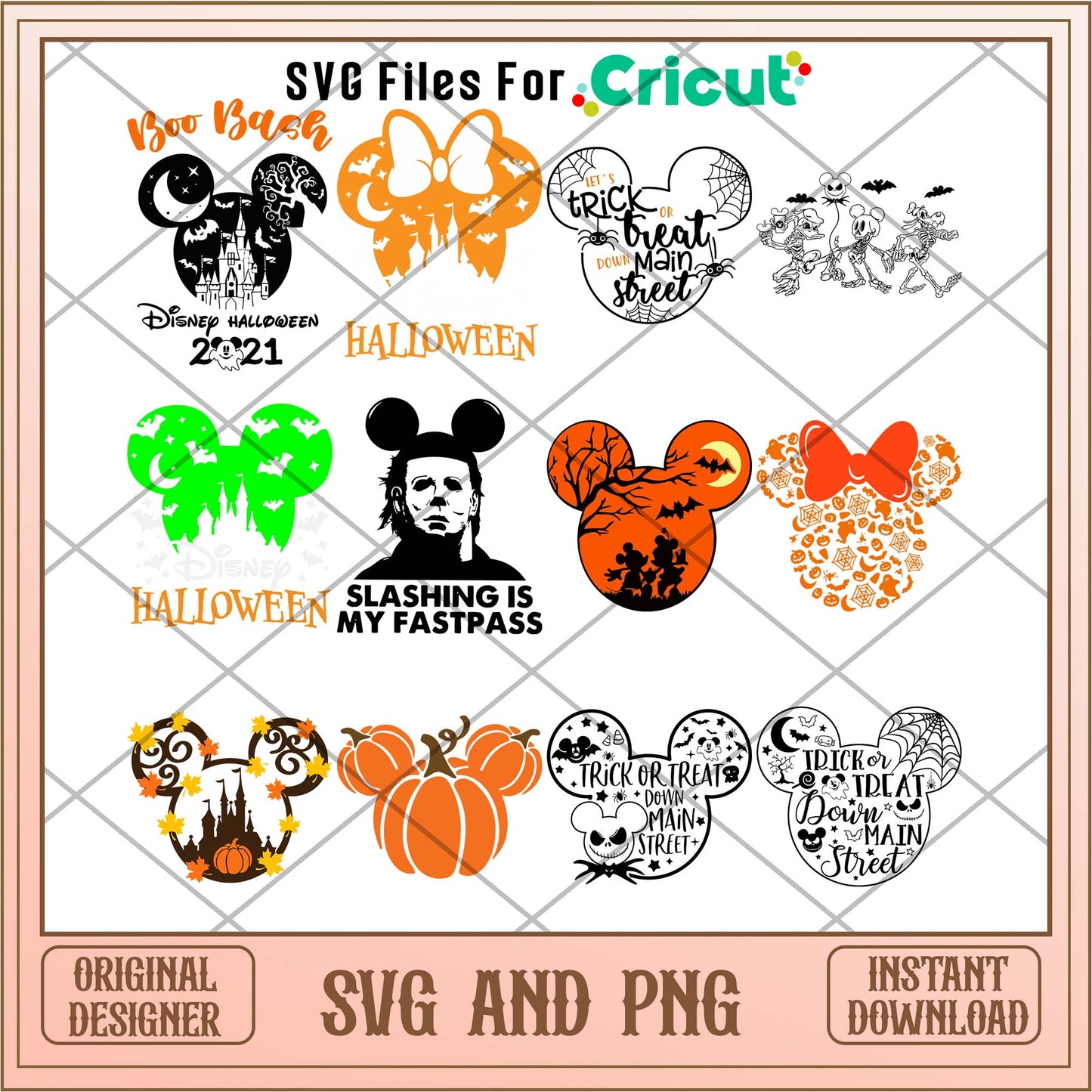 Disney halloween characters bundle, Halloween svg - Svgfileforcricut