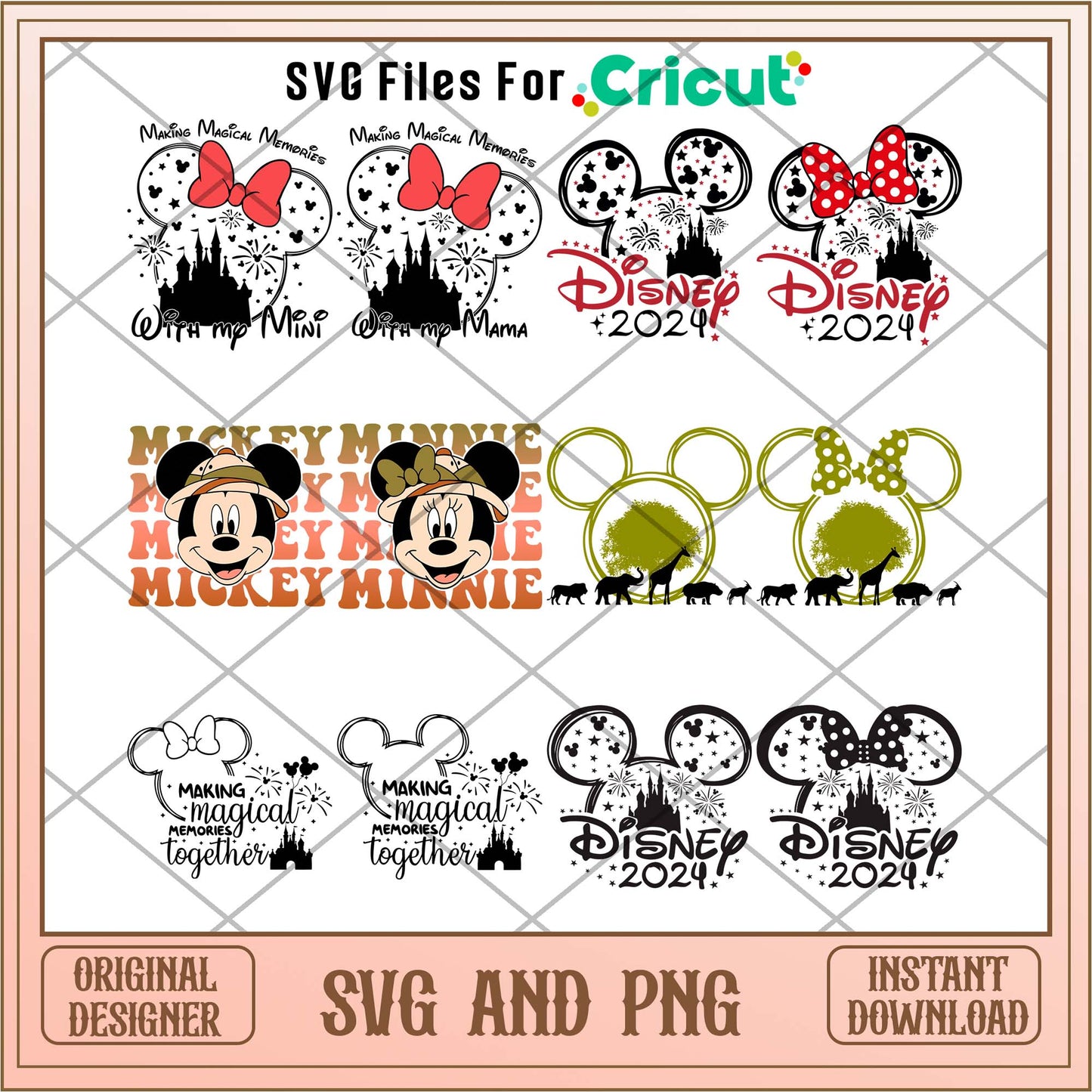 Disney magical Mickey head svg bundle