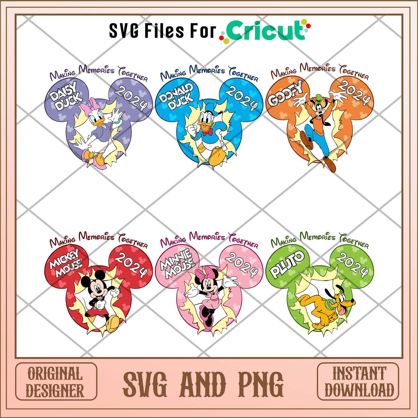Disney making memories svg bundle
