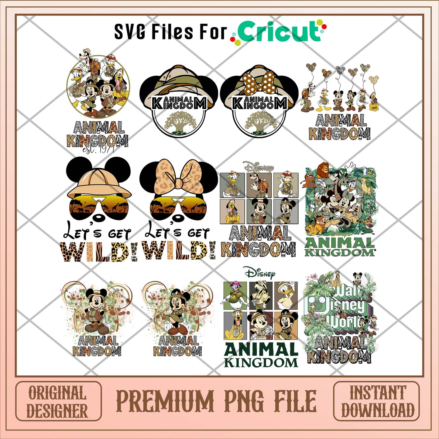 Disney wild animal png bundle