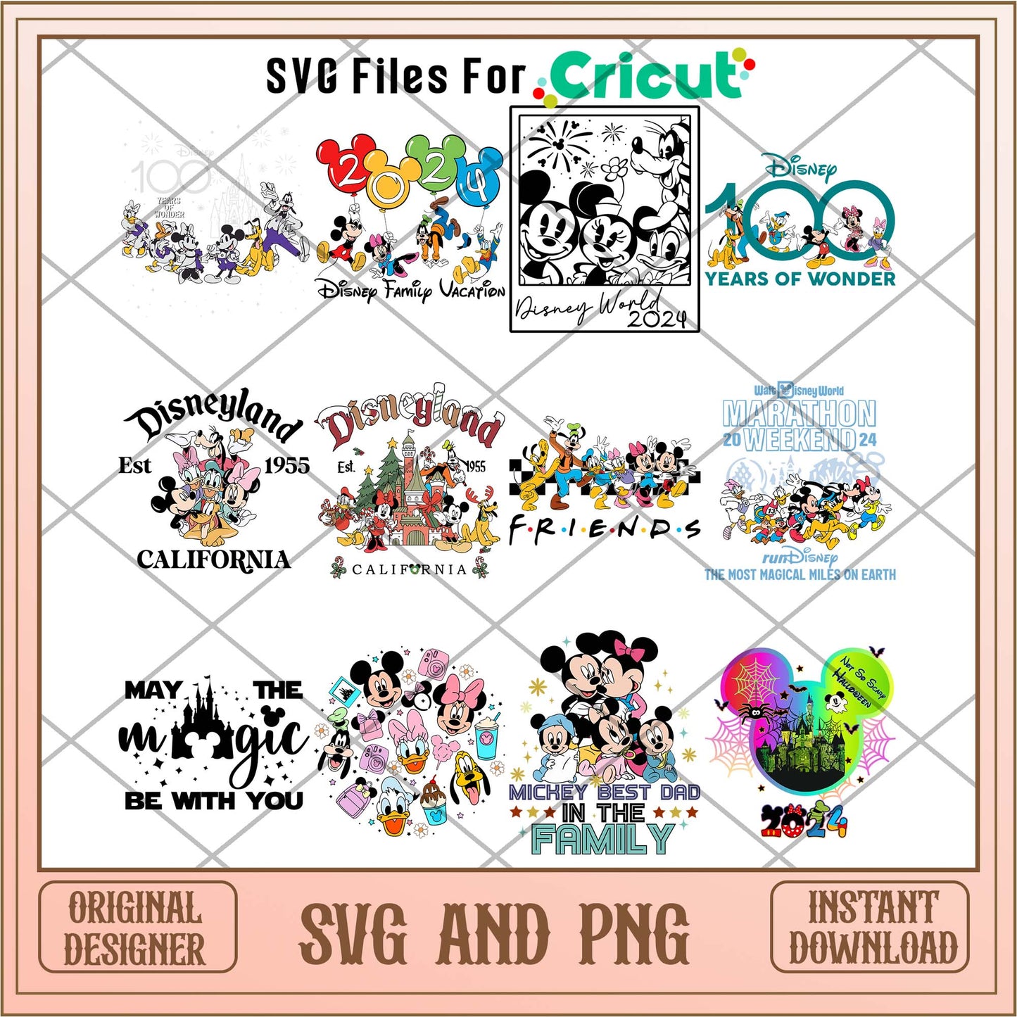 Magical Disneyland 2024 svg bundle