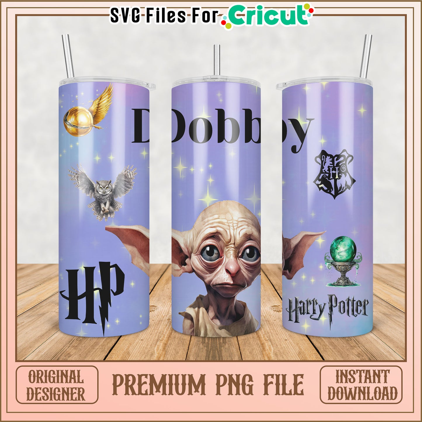Dobby Harry Potter Tumbler PNG