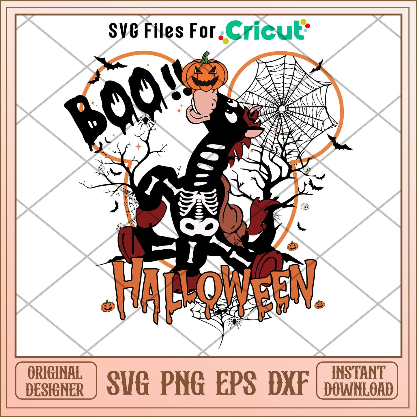 Donkey boo Skeleton halloween svg, Toy story characters svg, Digital Download
