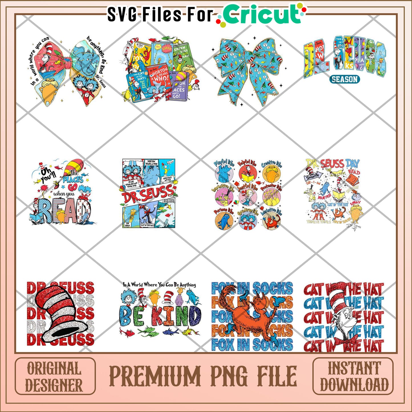 Dr Seuss Bundle PNG for Creative Projects and Designs