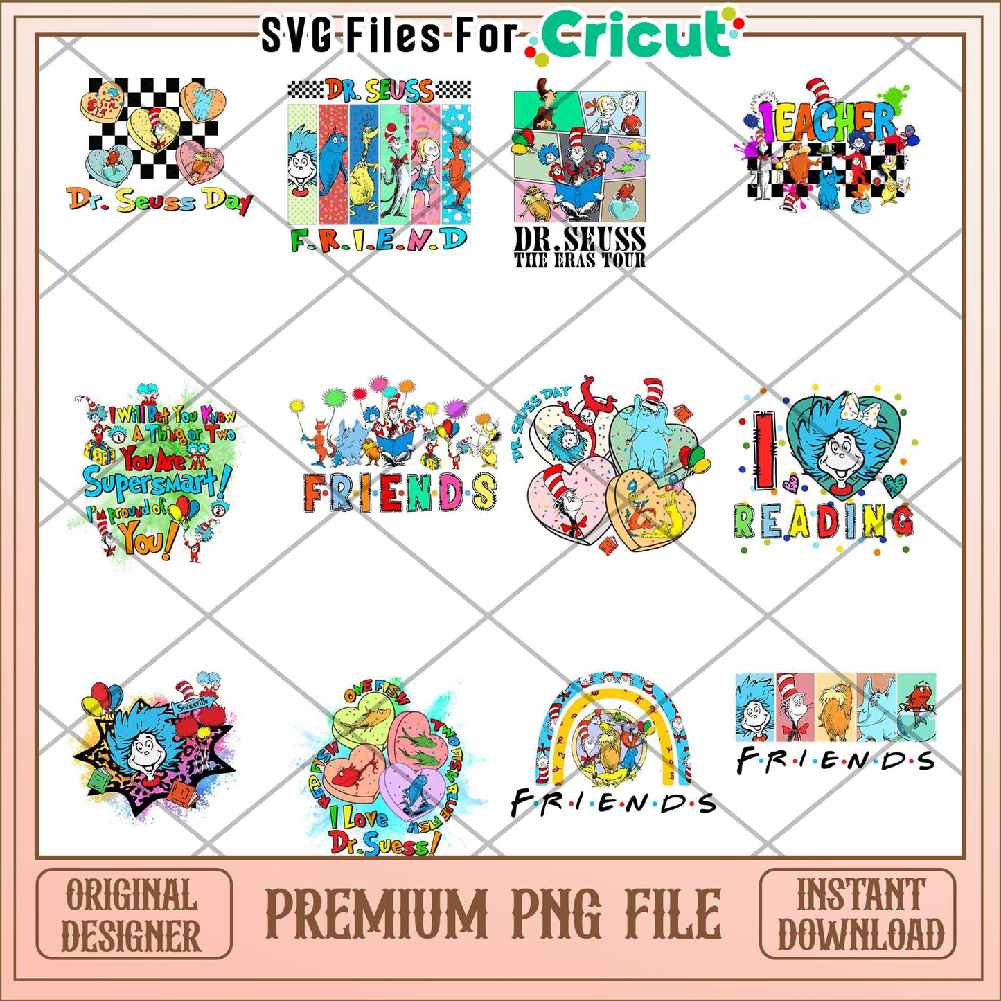 Dr Seuss Day Bundle PNG for Fun and Creative Projects