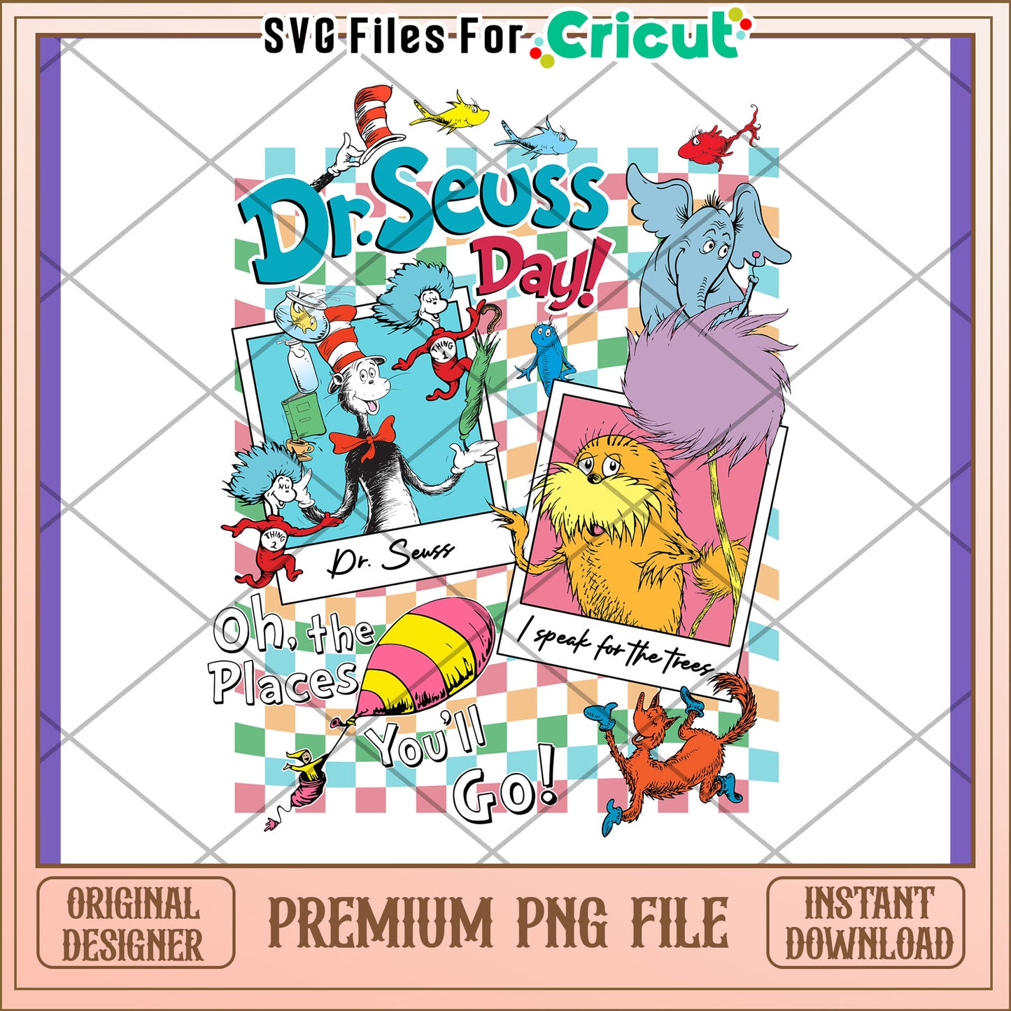 Dr Seuss Day PNG Sublimation Design