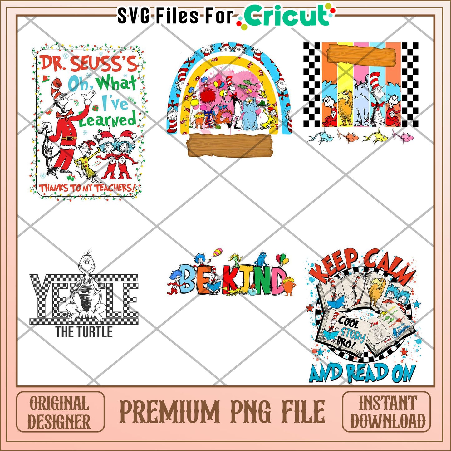 Dr Seuss Inspired PNG Bundle for Creative Projects Online