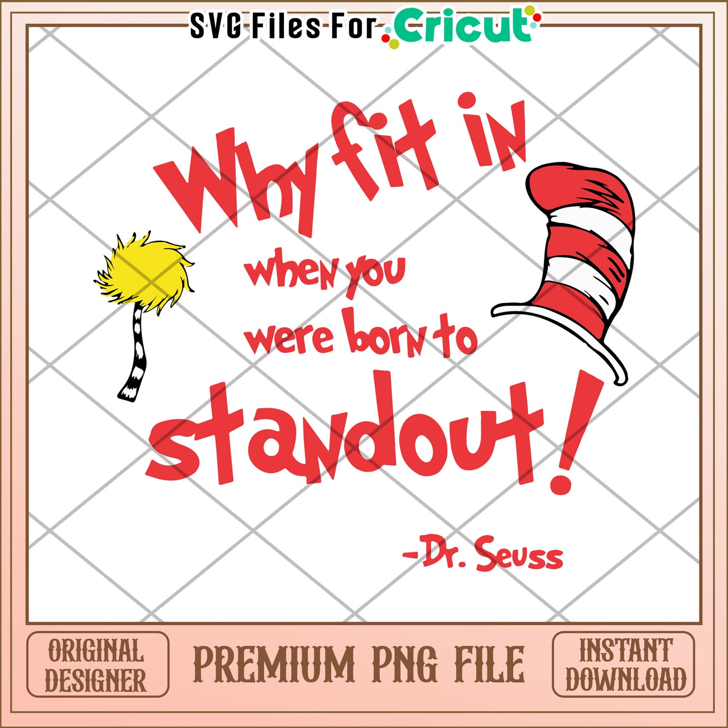 Dr Seuss Standout PNG Quote