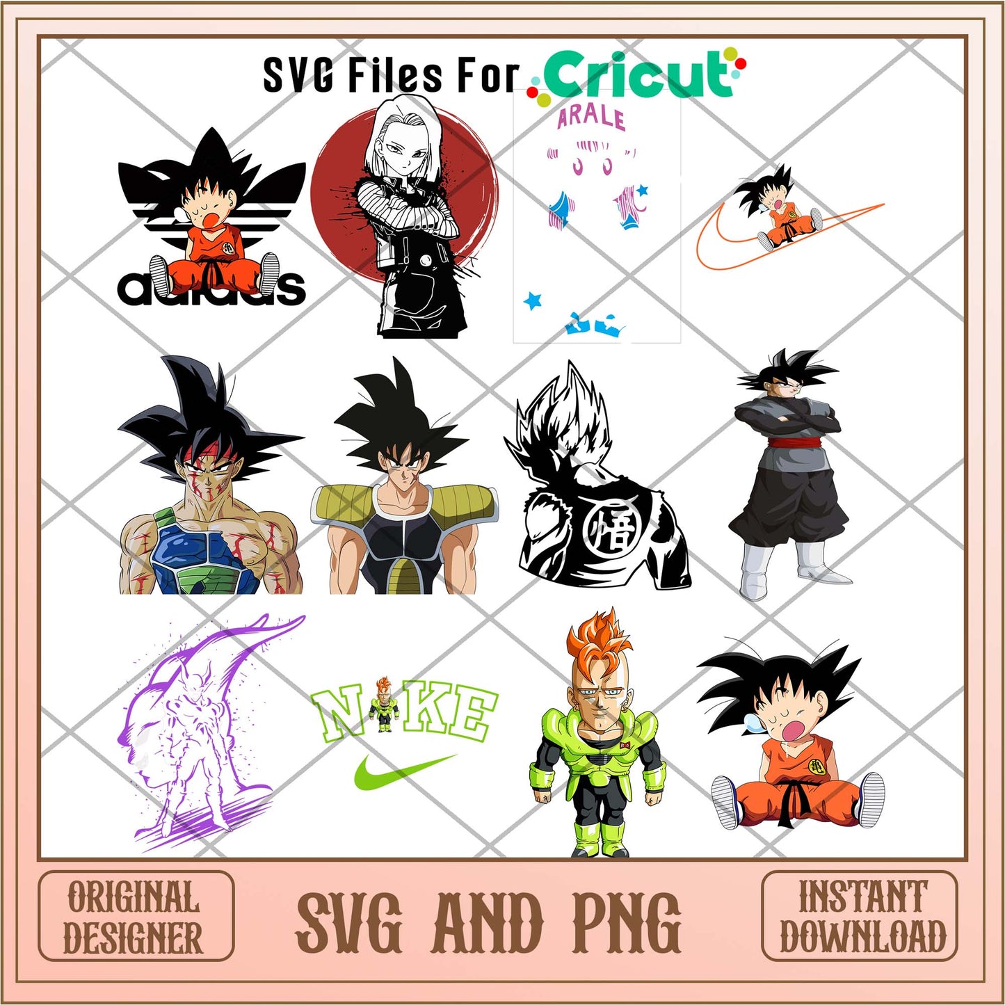 Dragon ball svg bundle, Anime Songoku svg bundle - Svgfileforcricut