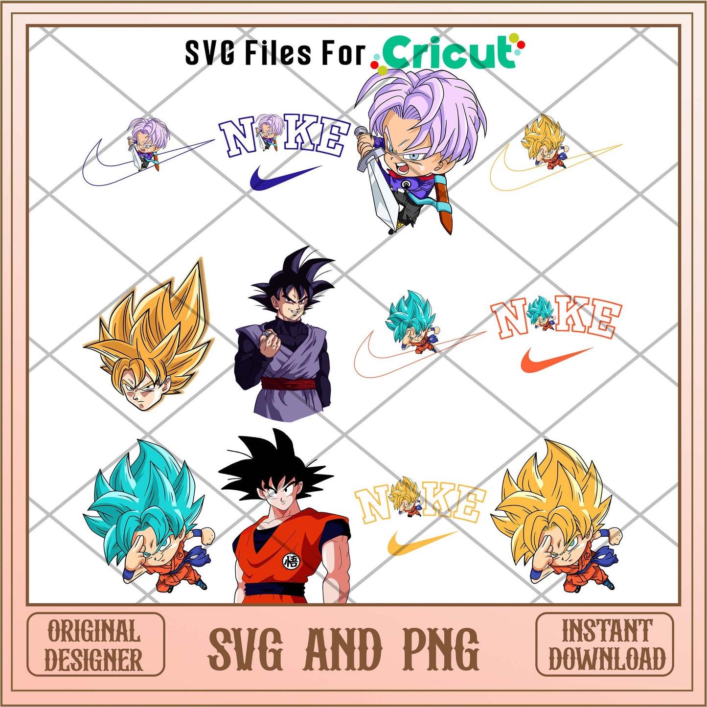Dragon ball logo svg bundle, Anime logo svg bundle - Svgfileforcricut