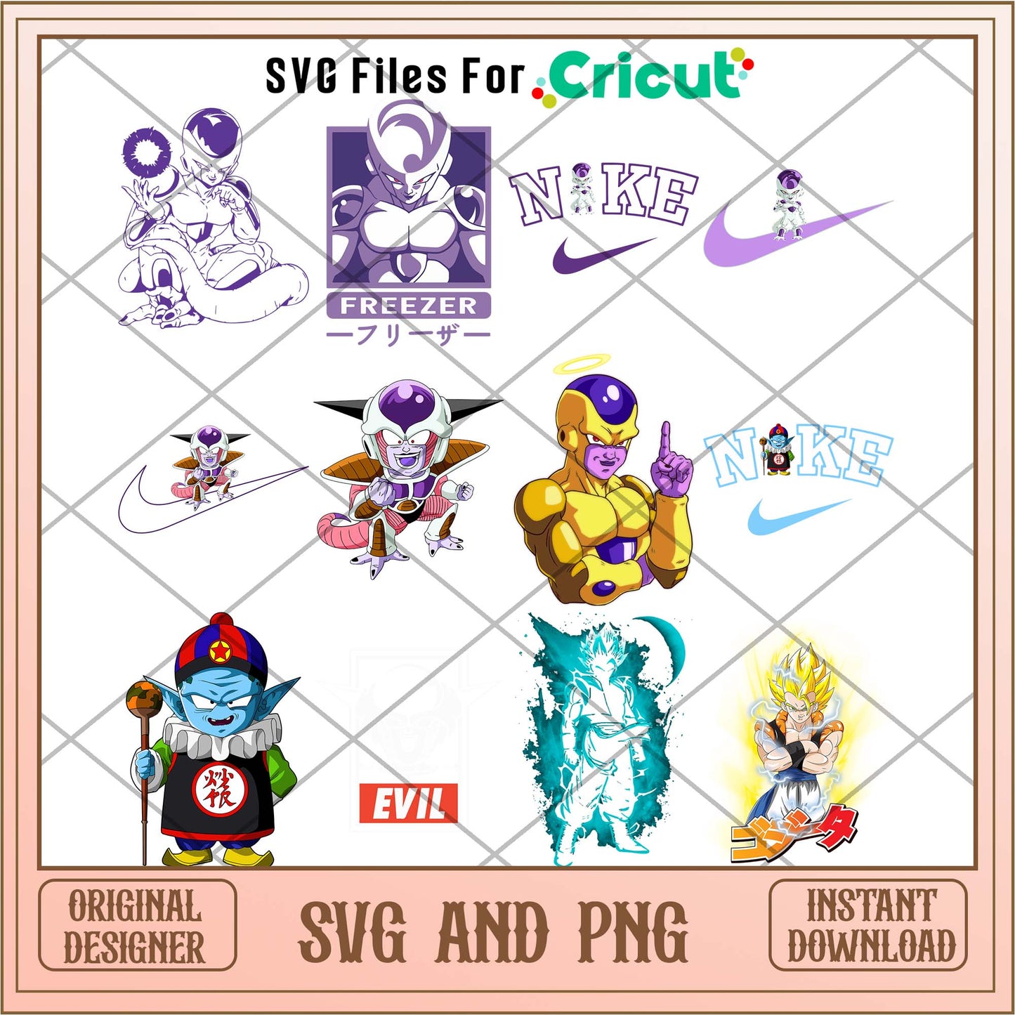 Dragon ball svg bundle, Anime Frieza svg bundle - Svgfileforcricut