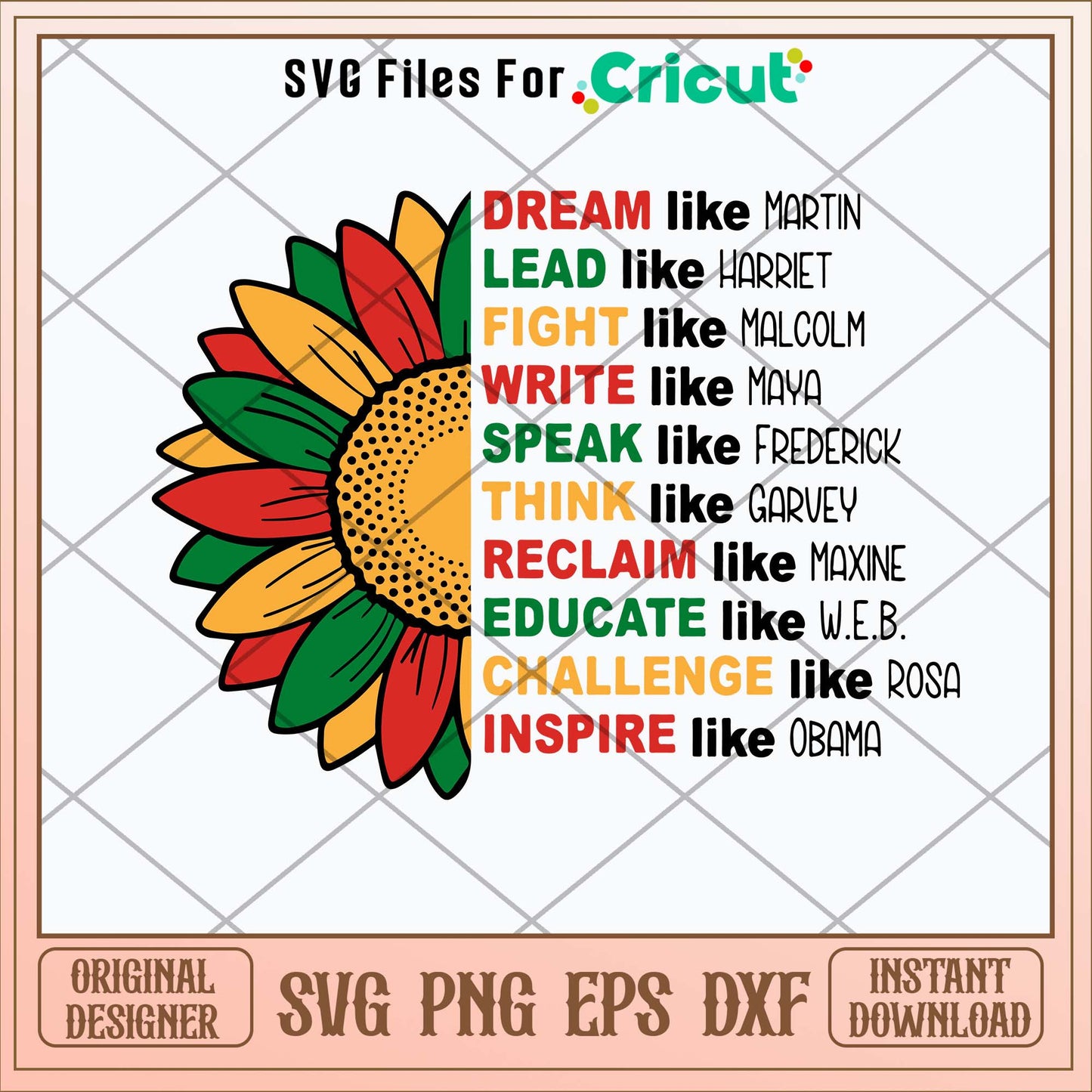 Dream Like Martin Svg