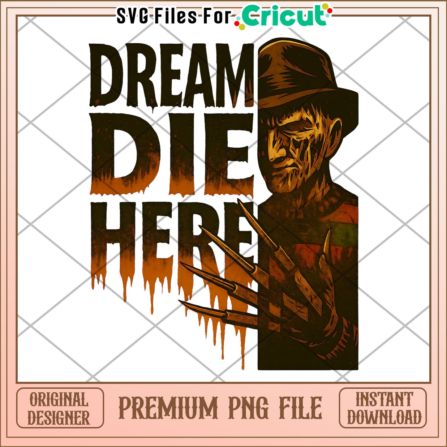 Dream die here png, halloween killers png, halloween time png