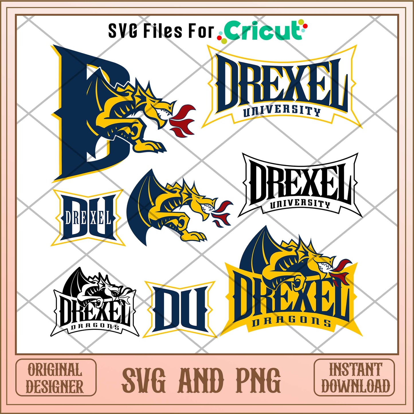 Drexel Dragons svg, Drexel Dragons svg bundle, NCAA svg