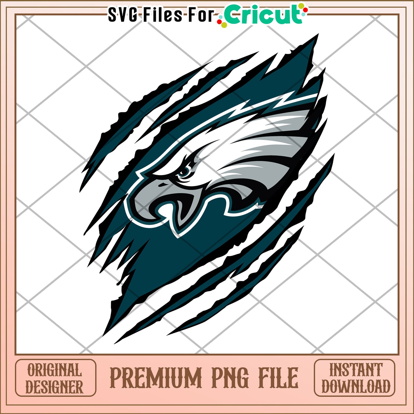 Eagle Logo PNG File for Cricut Users, Perfect for Crafts and Designs