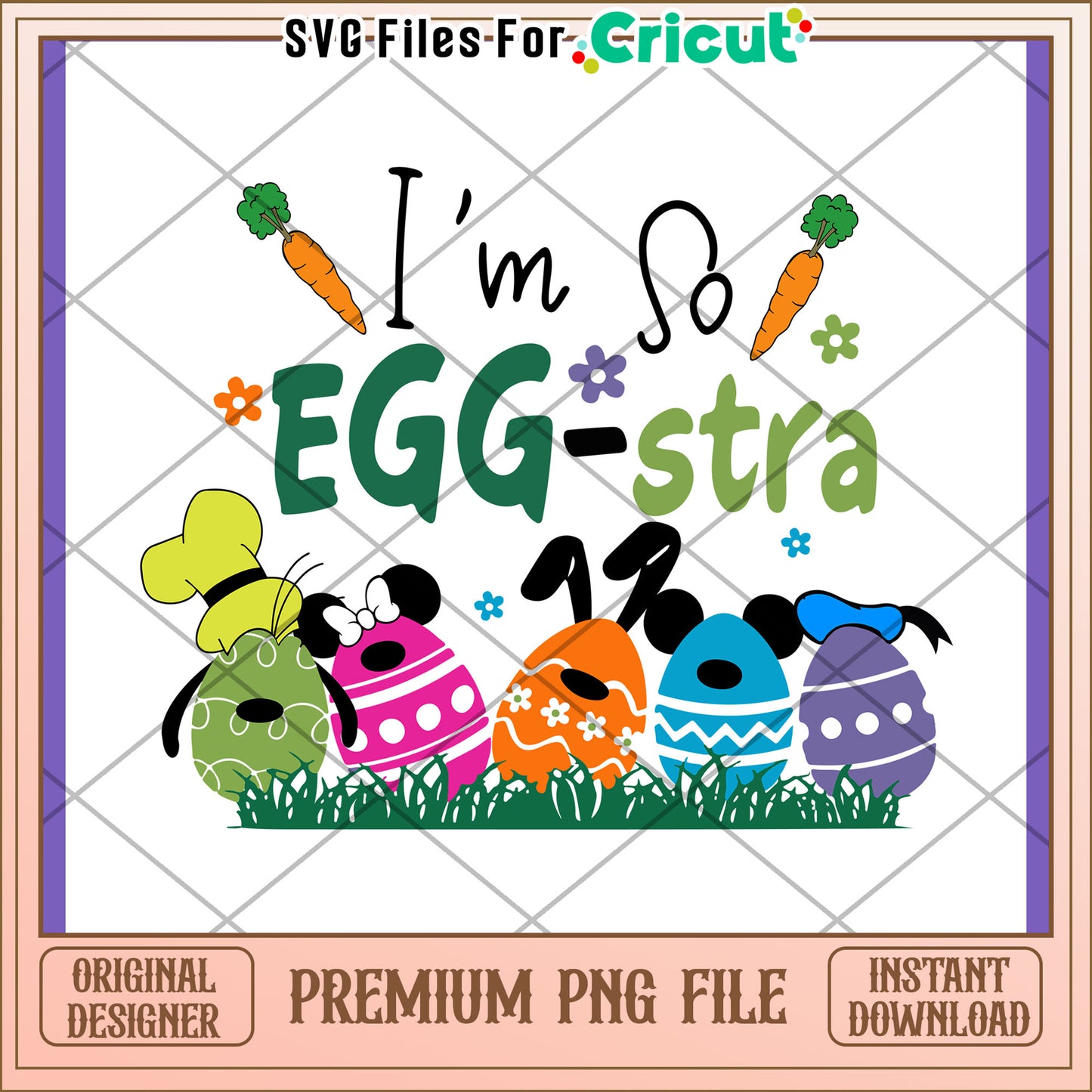 Easter Egg-stra PNG Design Download