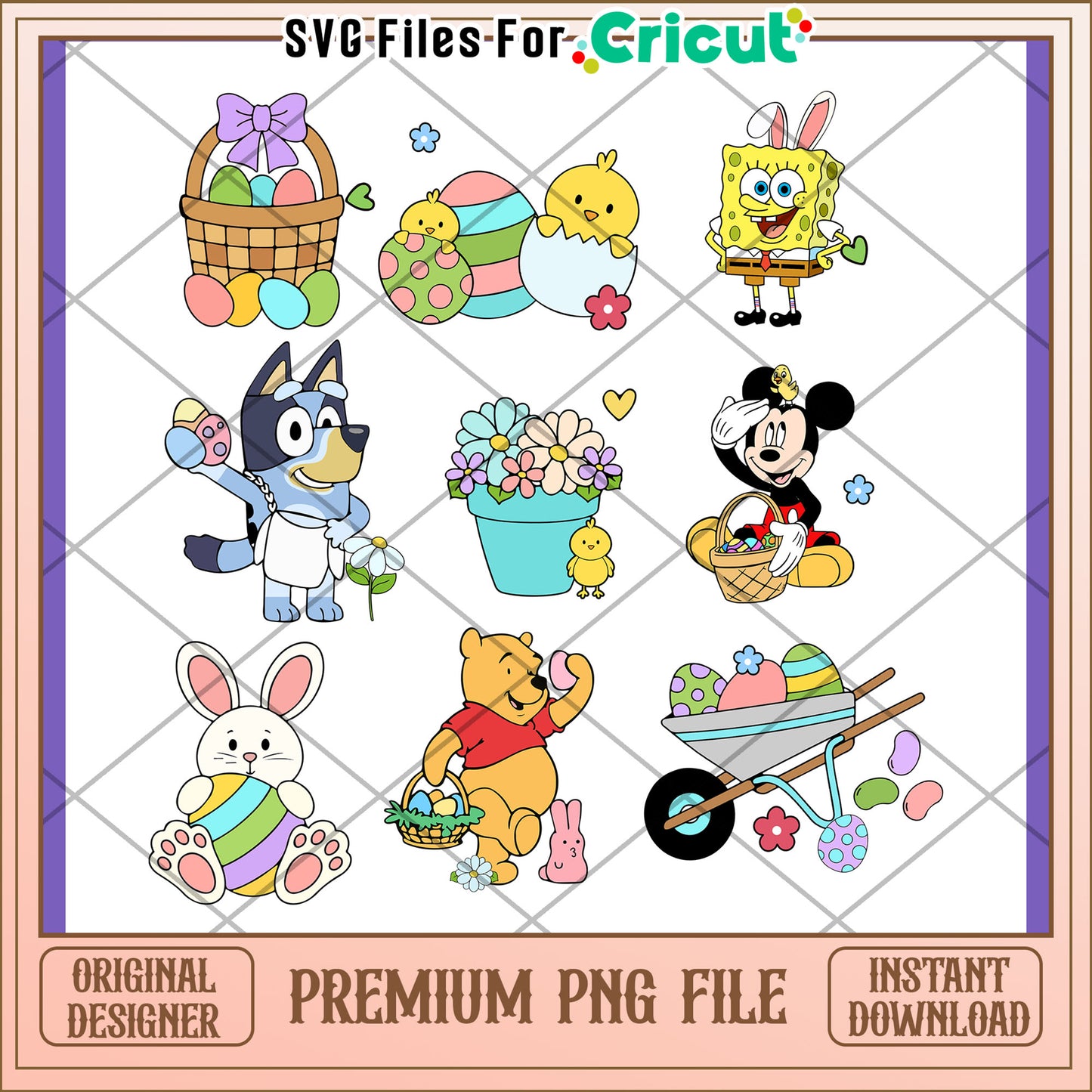 Easter PNG Images Cute Characters