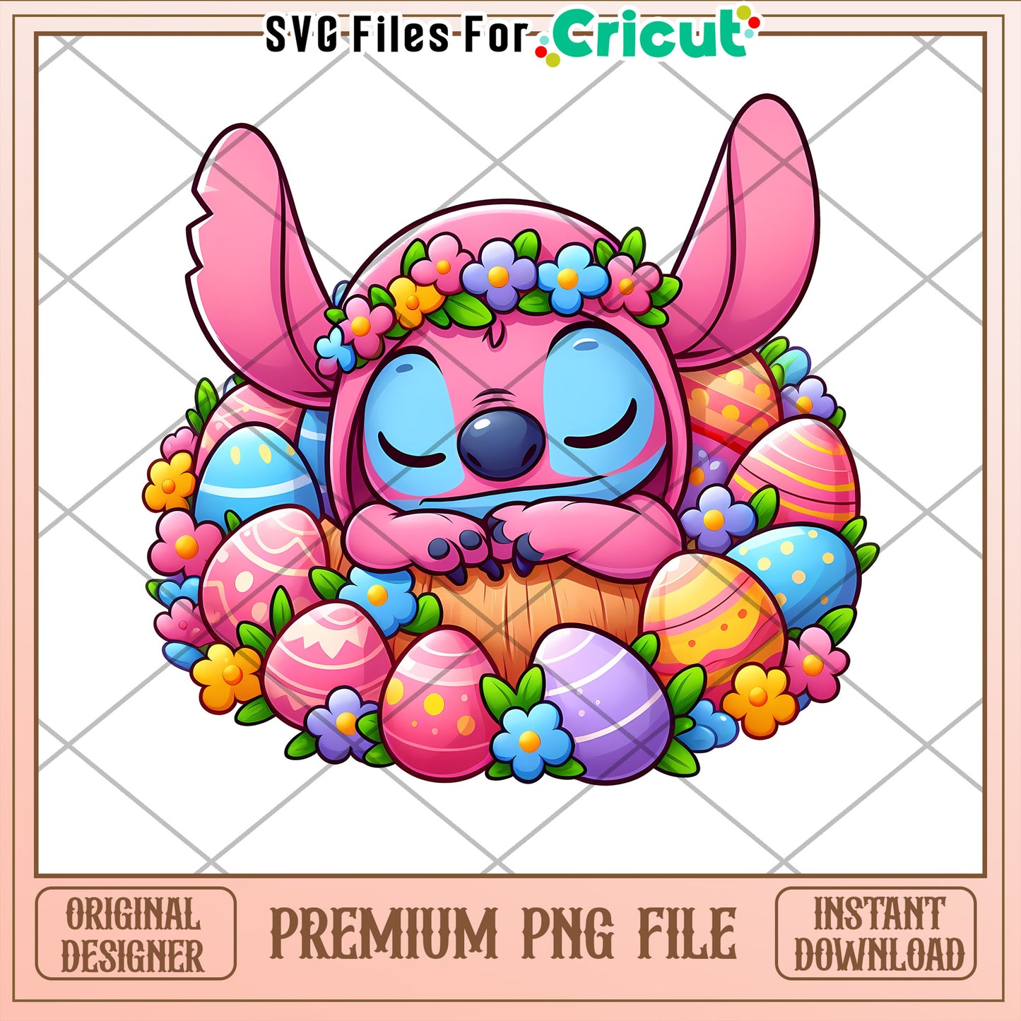 Easter Stitch PNG Premium Download