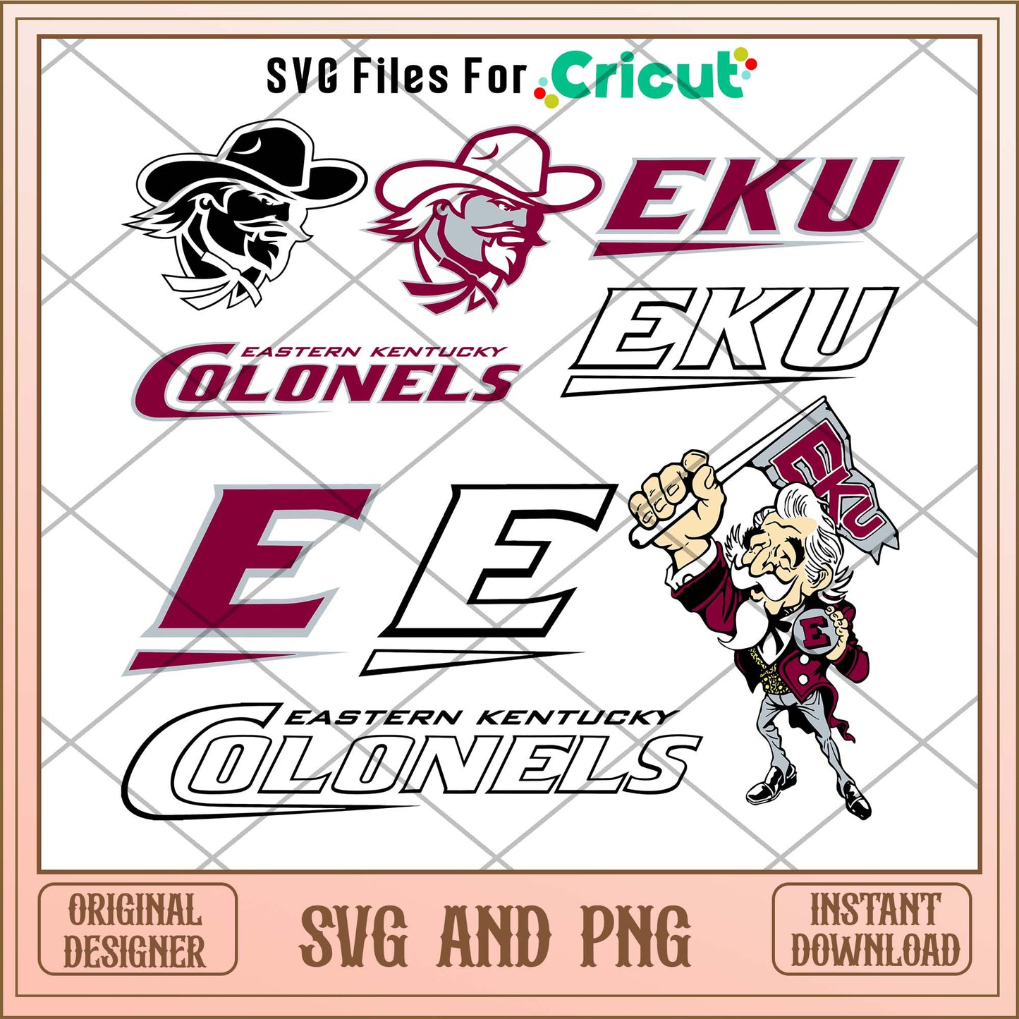 Eastern Kentucky Colonels svg, Eastern Kentucky Colonels svg bundle, NCAA svg