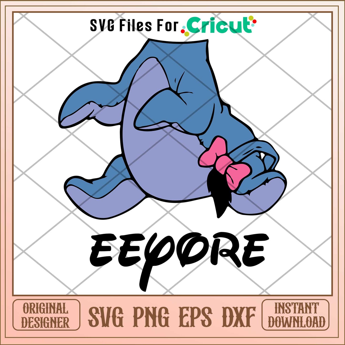 Eeyore svg, Winnie the pooh character svg, digital download