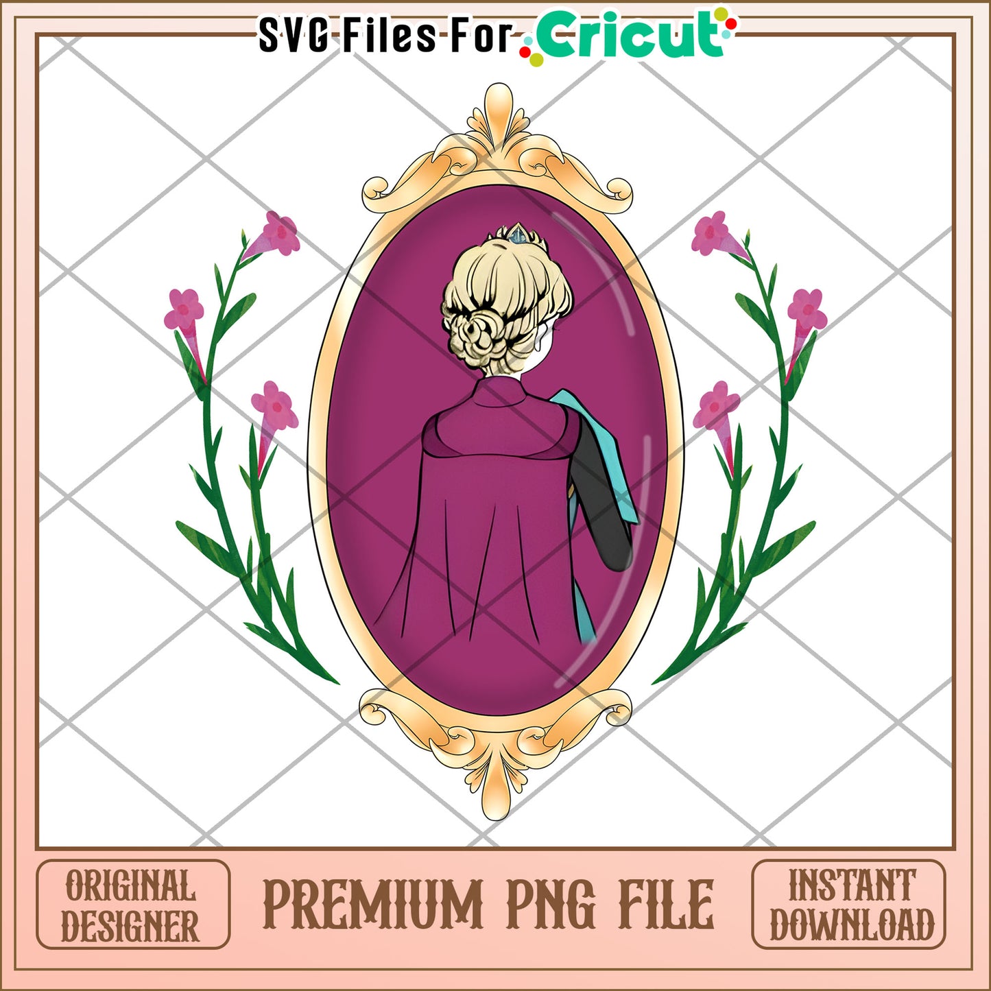 Elsa PNG Sublimation Design