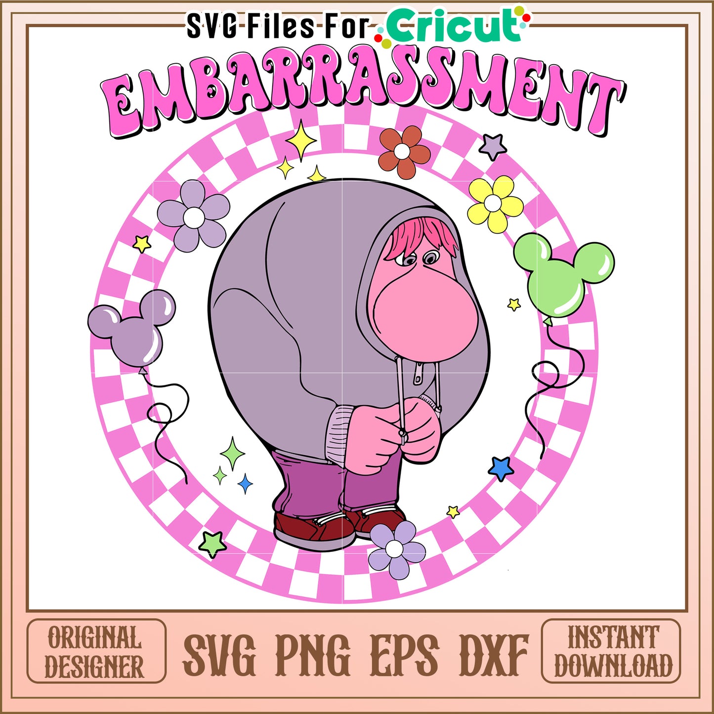 Embarrassment SVG Design Instant Download