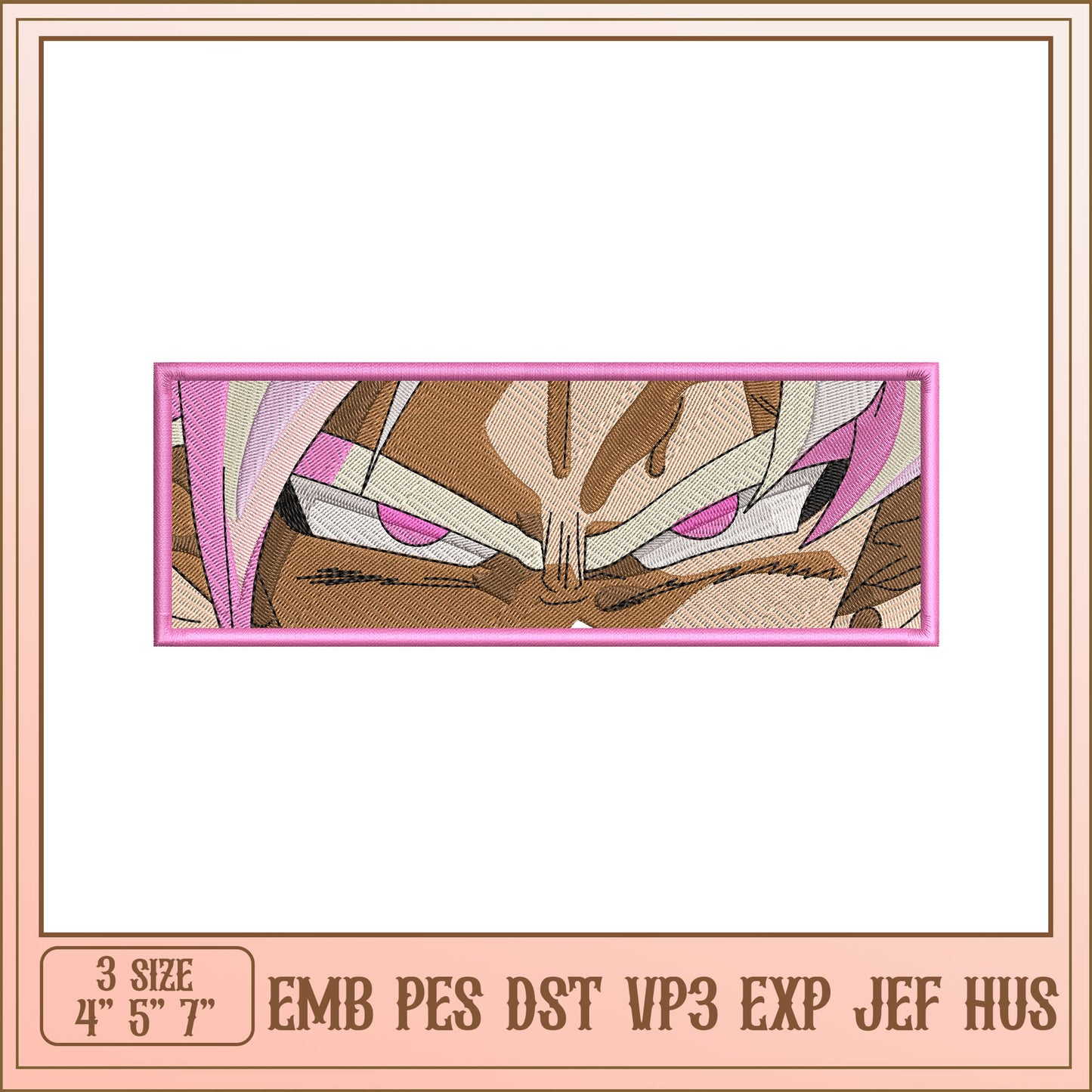 Embroidery Design Anime Eyes Patch