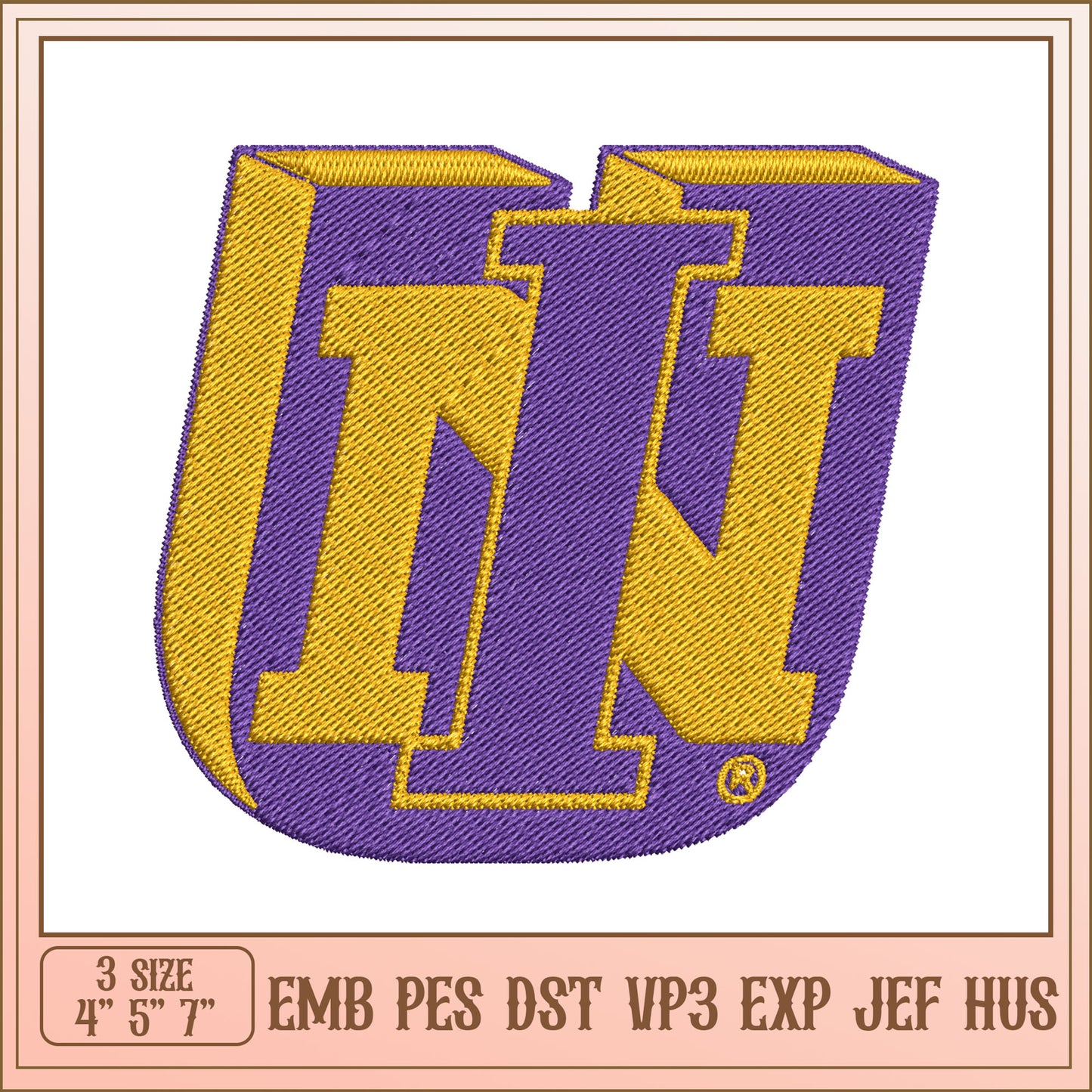 Embroidery Design IN 3 Sizes