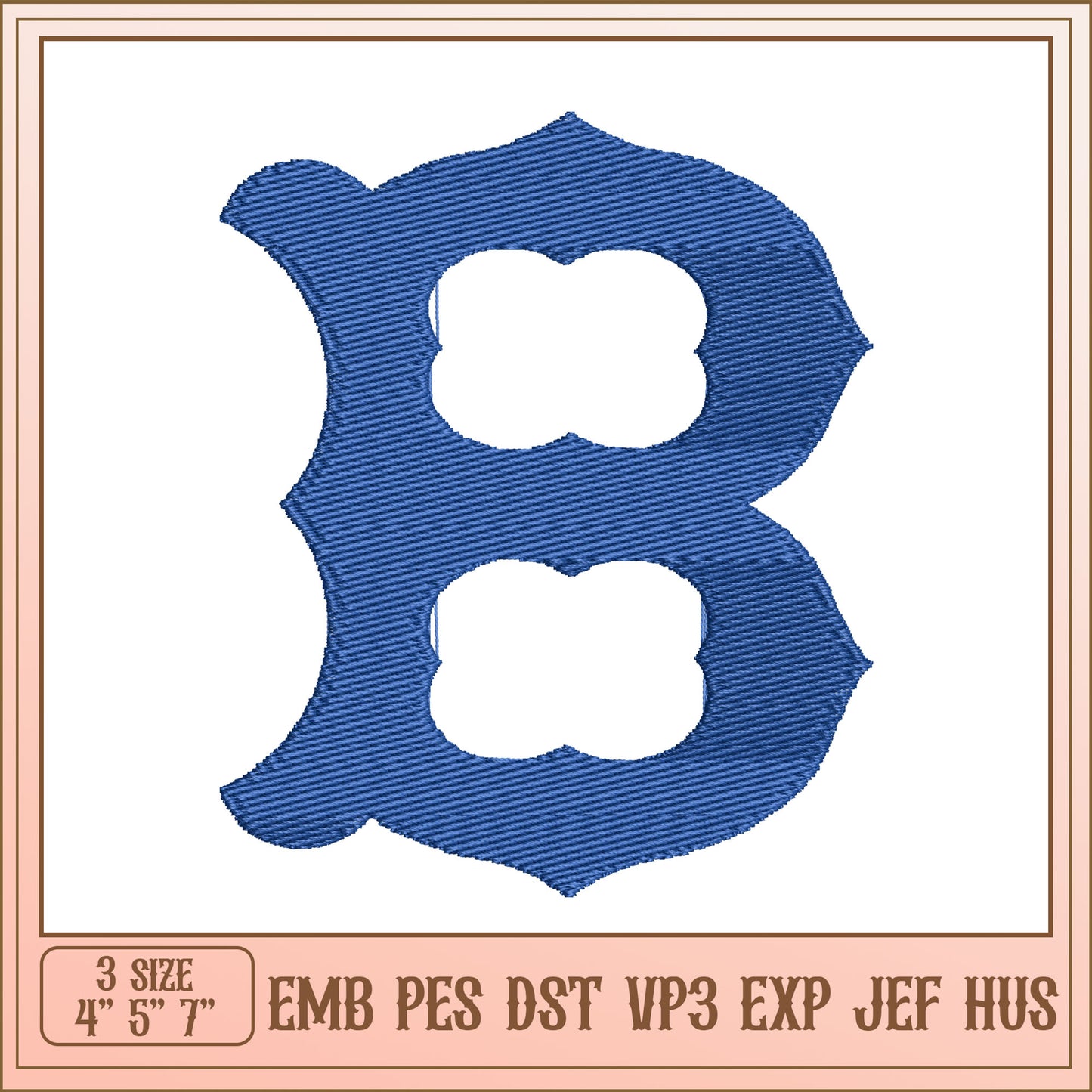 Embroidery Design Letter B