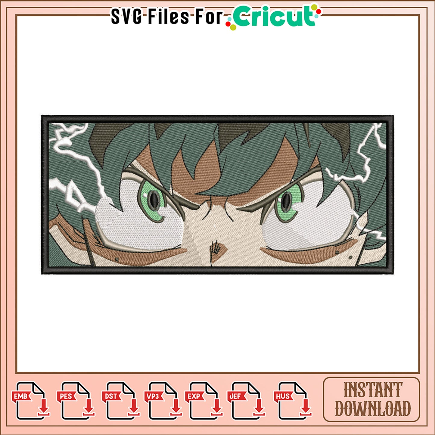 Embroidery Design of Intense Character Expression