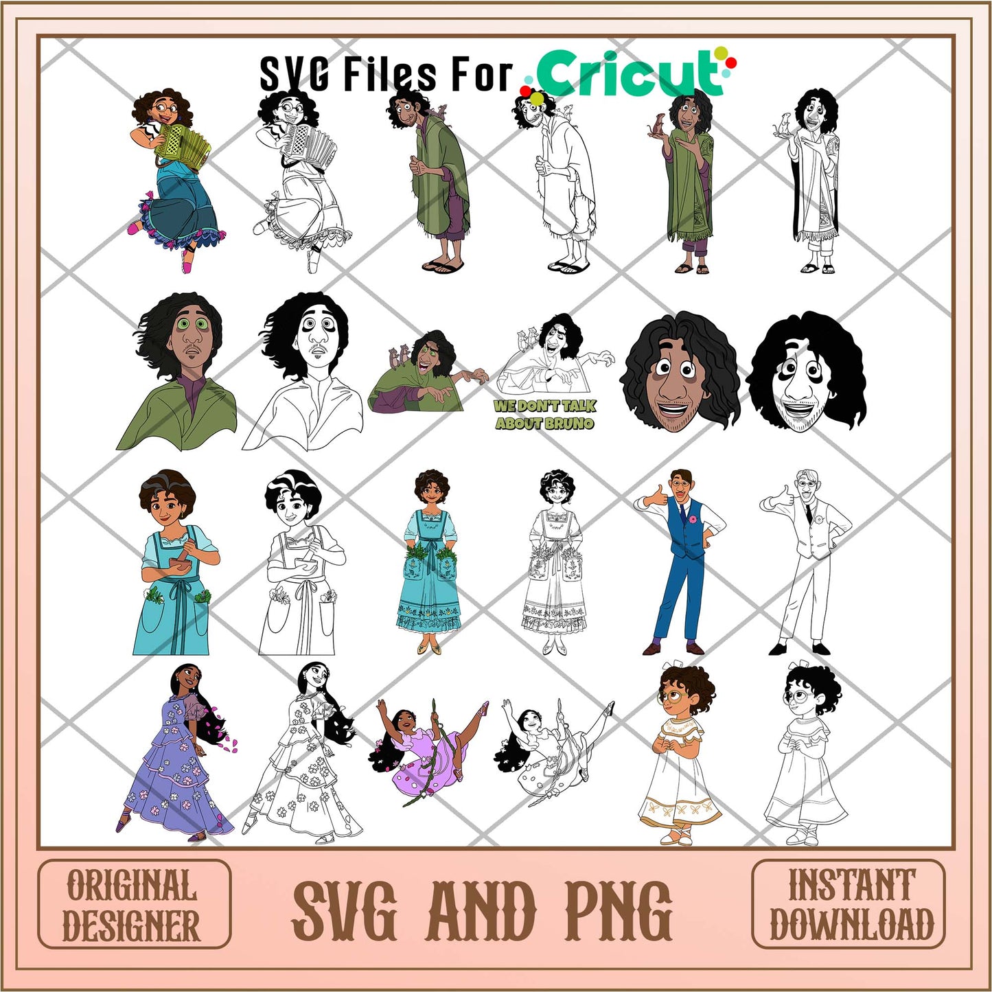 Disney friends Encanto svg bundle ver 2