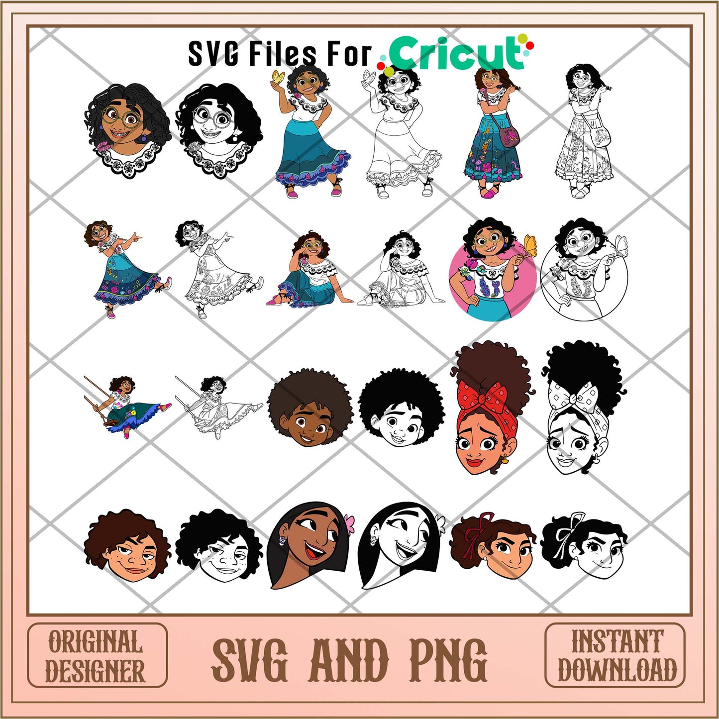 Disney friends Encanto svg bundle ver 4