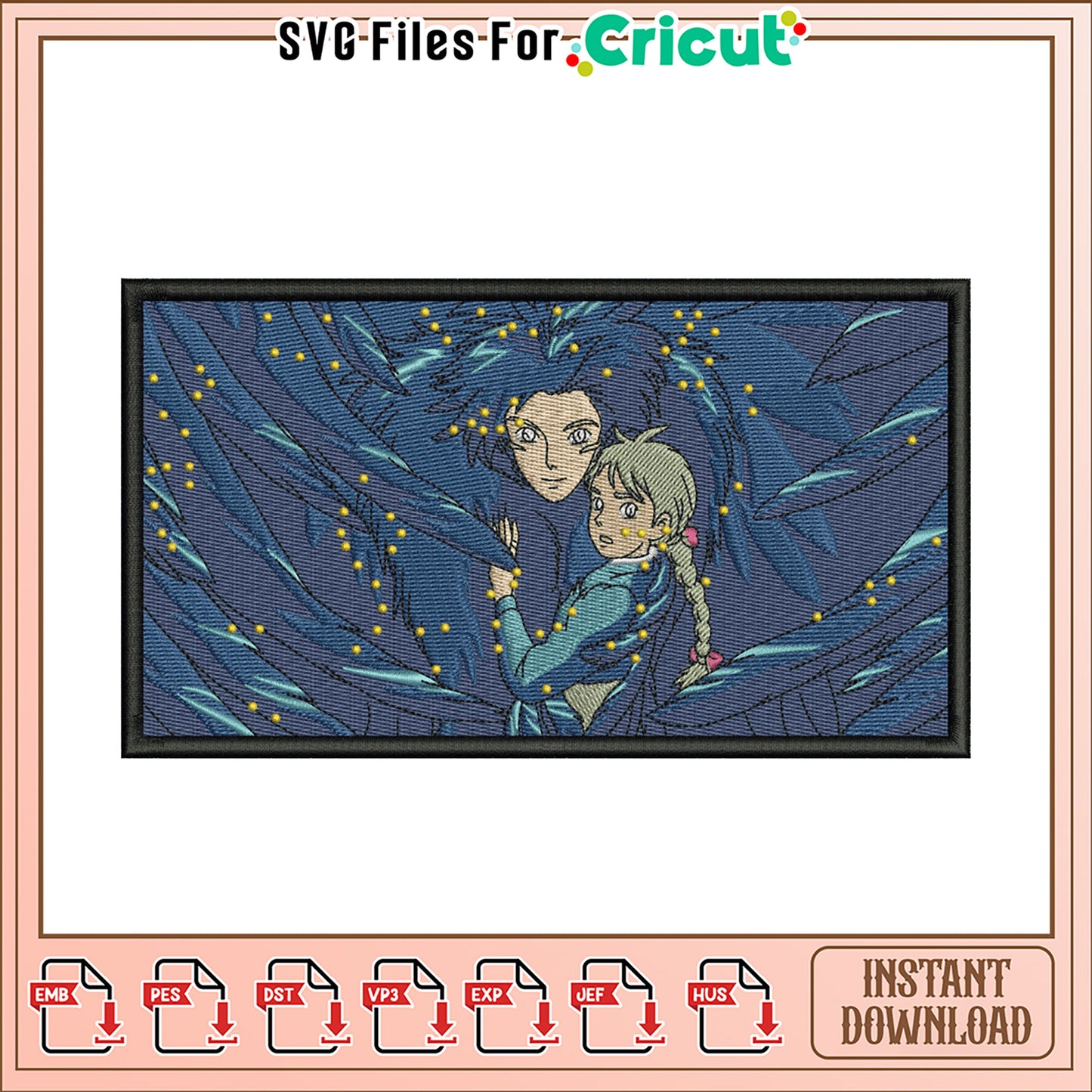 Enchanting Embroidery Design for Creative Projects