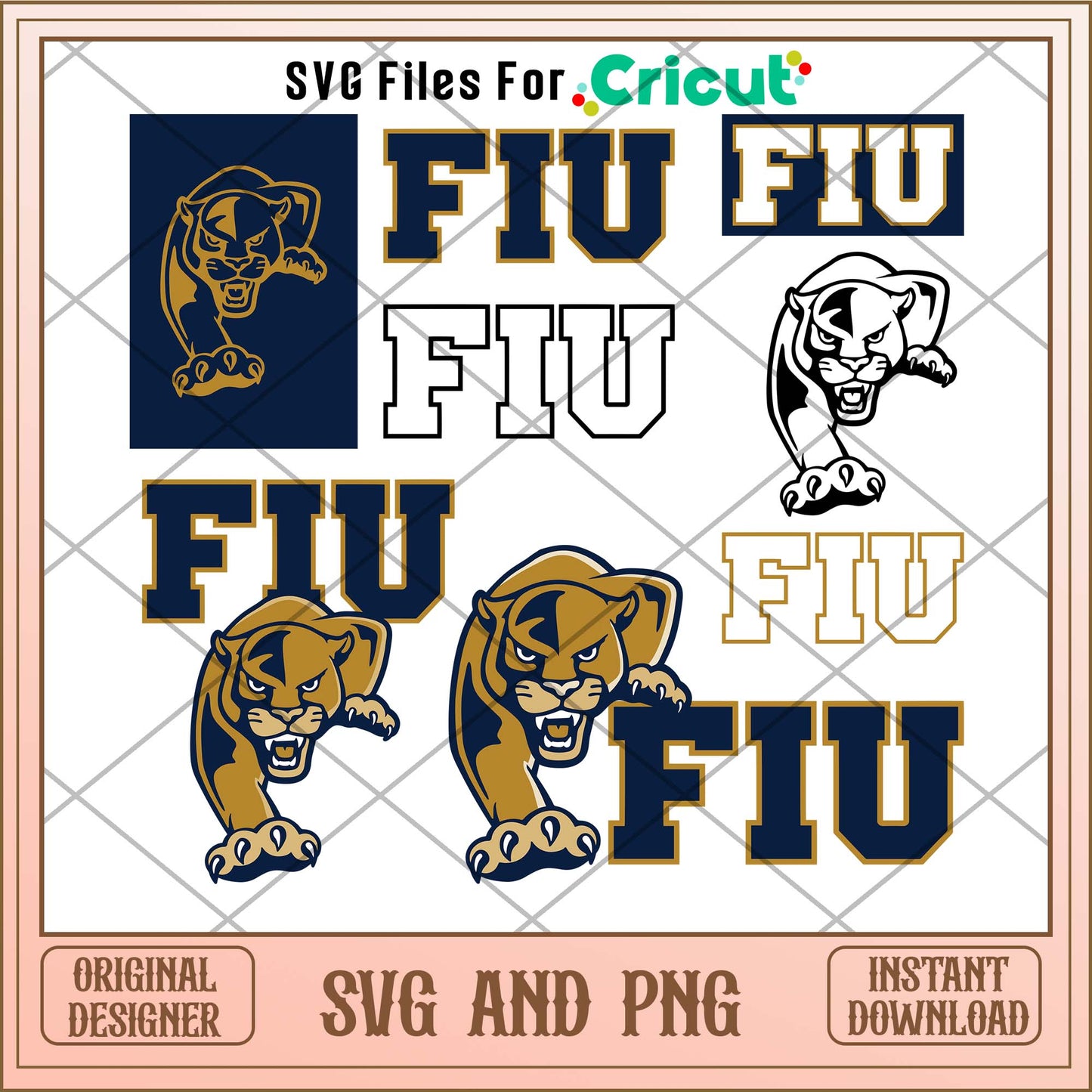 FIU Panthers svg, FIU Panthers svg bundle, NCAA svg