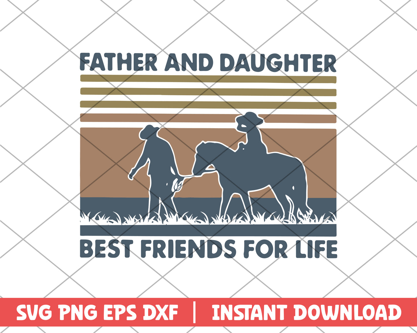 Father and daughter best friend for like svg