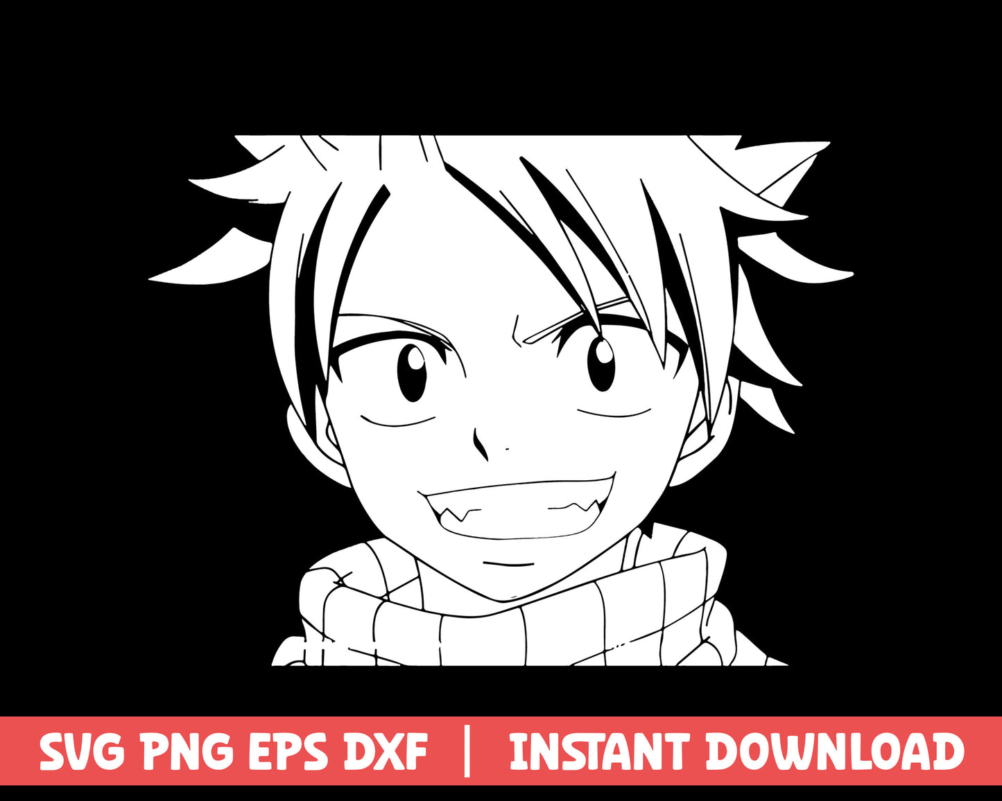 Fairy tail natsu anime svg
