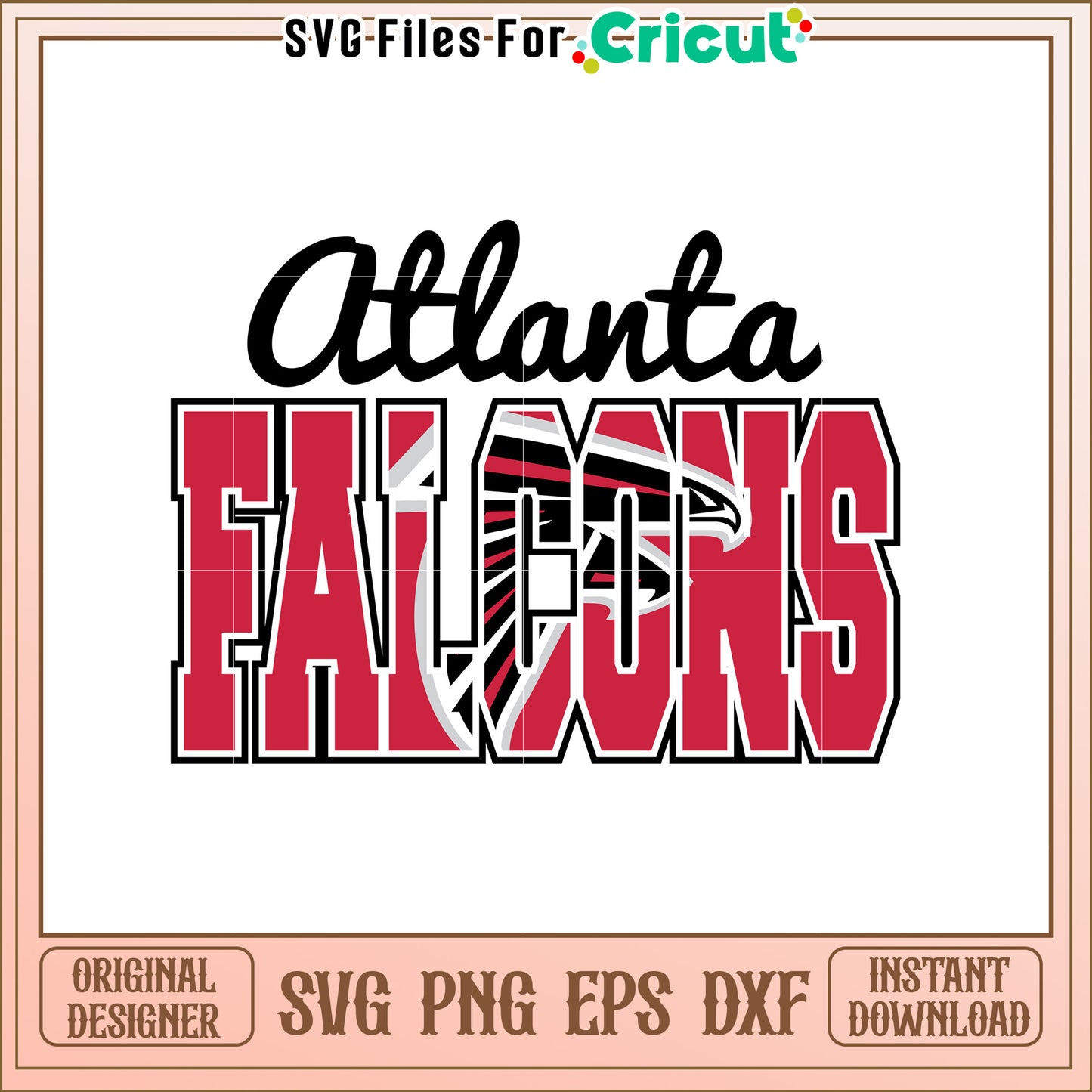 Falcons SVG Design Perfect for Sports Enthusiasts