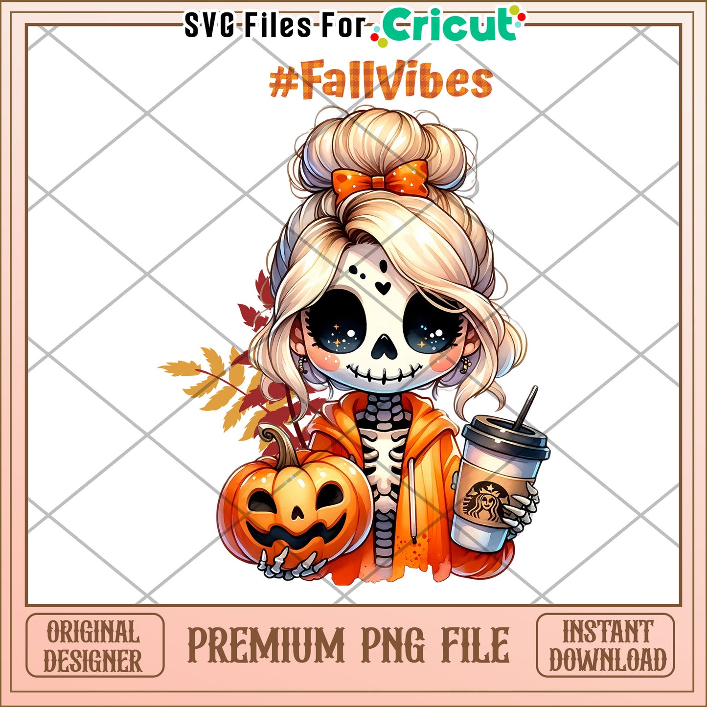 Fall vibes png, autumn cartoon png, fall design png