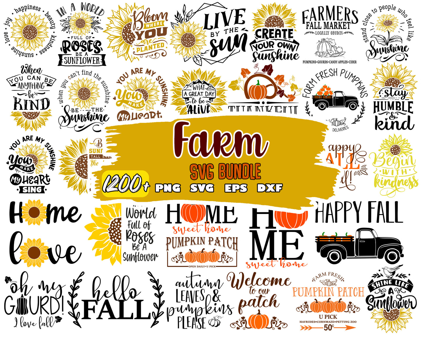 Shine like a sunflower bundle svg, sunflower quotes svg